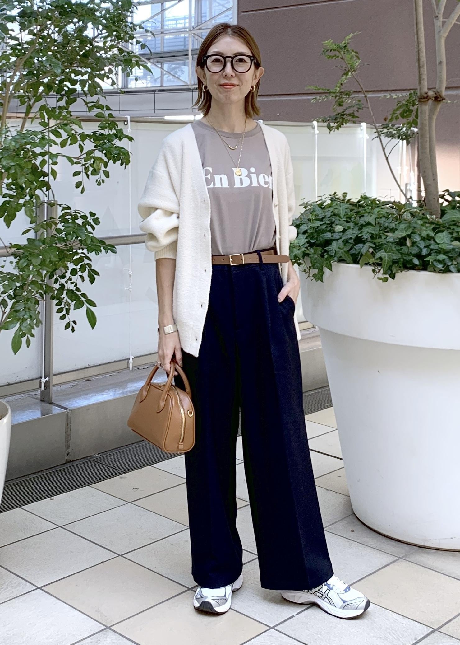 ROPE' PICNICの【新色追加】スフレニットシリーズ 変形メタルボタンミドル丈カーディガン/イージーケア・リンクコーデを使ったコーディネートを紹介します。｜Rakuten Fashion(楽天ファッション／旧楽天ブランドアベニュー)6339354