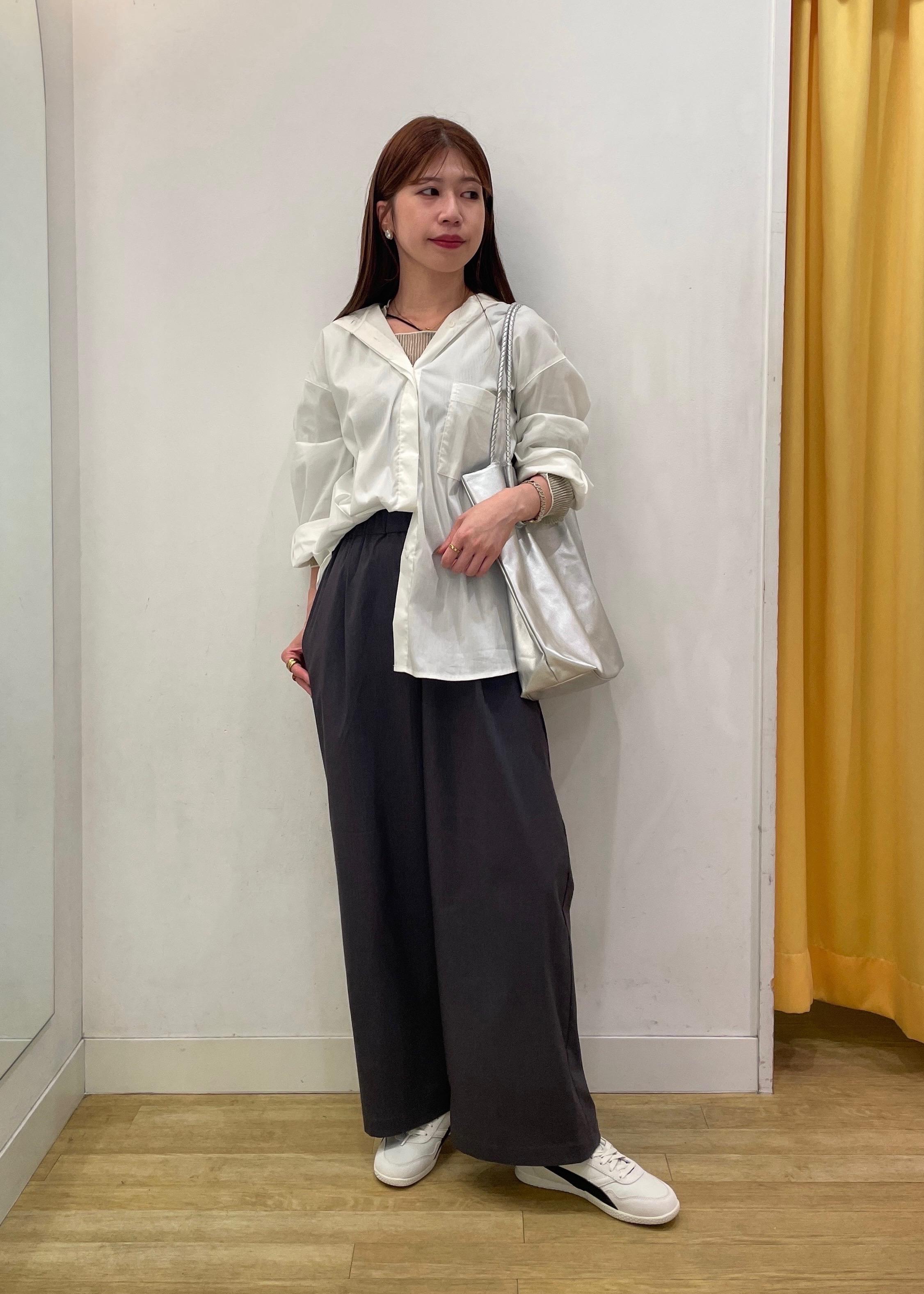 ROPE' PICNICのラメシアーリブカットソーを使ったコーディネートを紹介します。｜Rakuten Fashion(楽天ファッション／旧楽天ブランドアベニュー)6339309