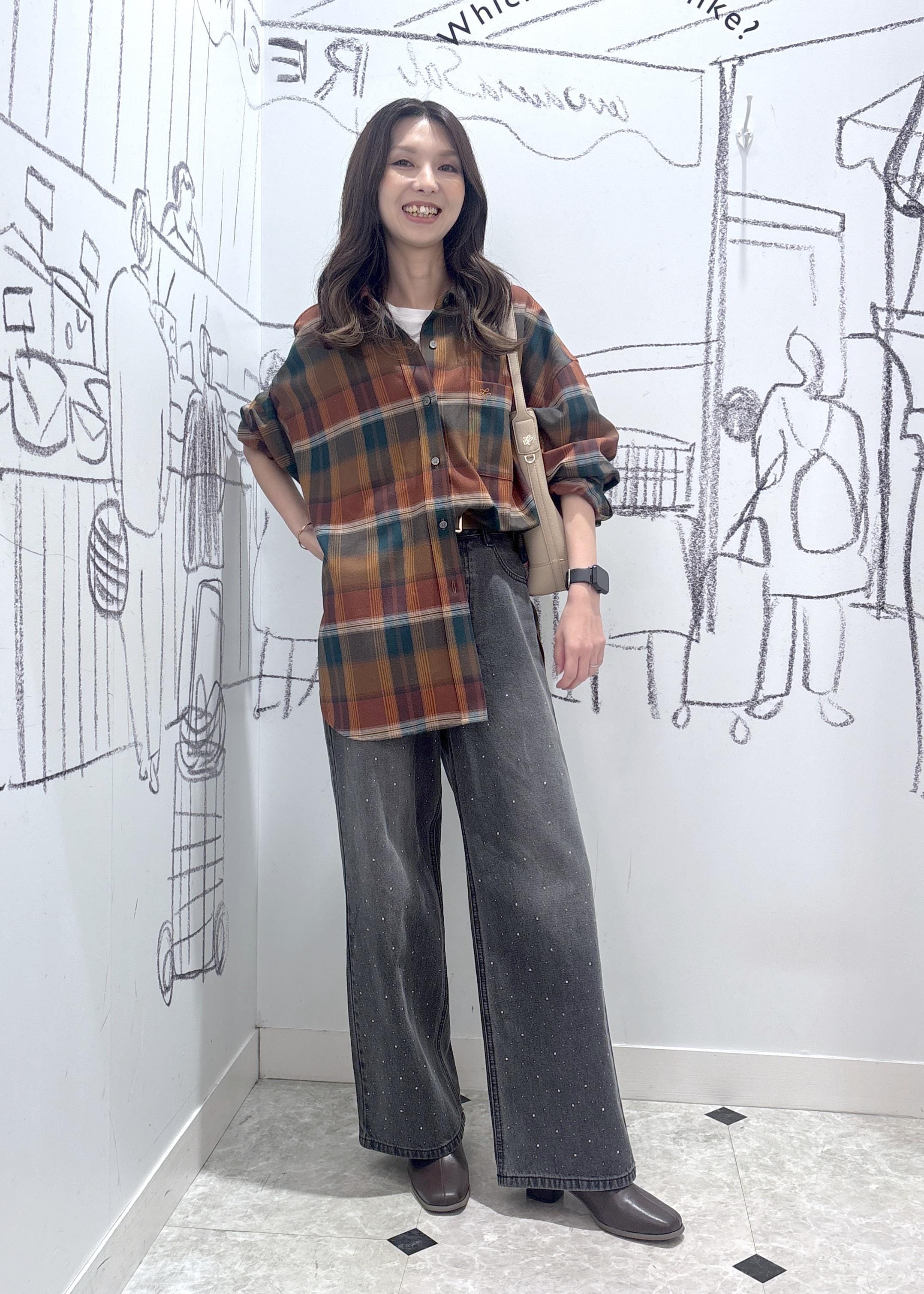 ROPE' PICNICの【新色追加】キラキラビジューデニムを使ったコーディネートを紹介します。｜Rakuten Fashion(楽天ファッション／旧楽天ブランドアベニュー)6339363