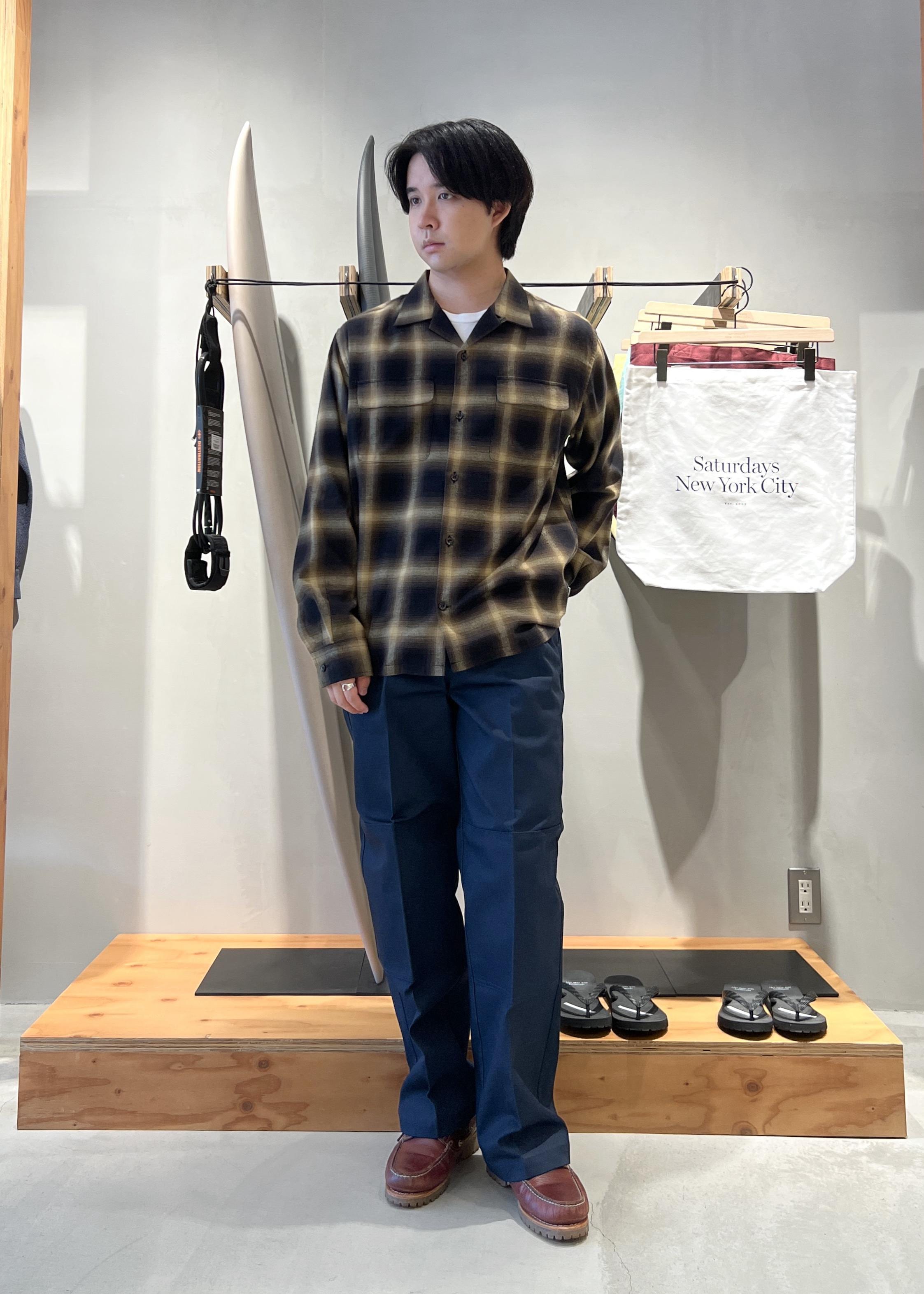 Saturdays NYC | Marco Ombre Check LS Shirt | Rakuten Fashion(楽天