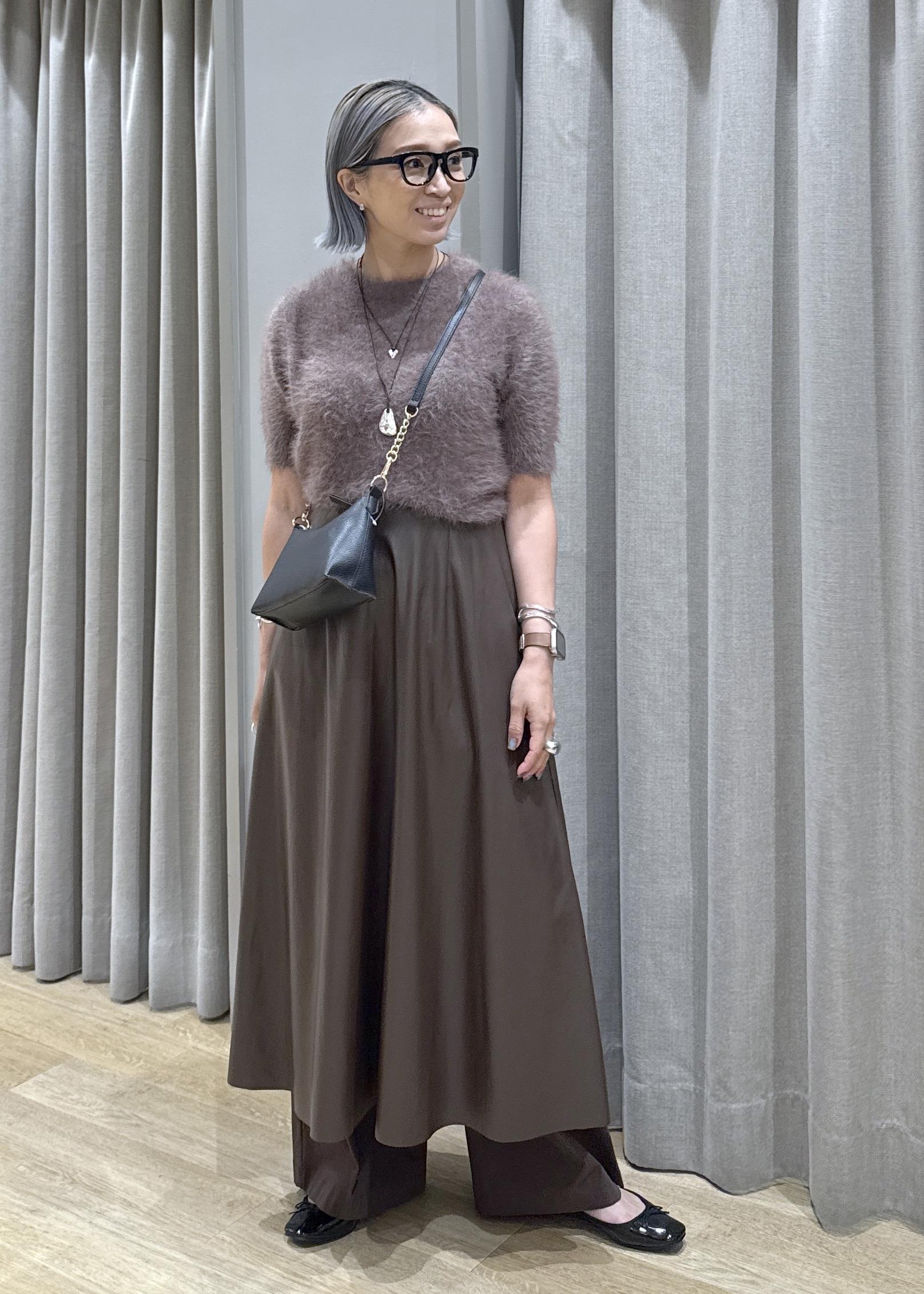 ROPE' PICNICのシャギーニットハーフスリーブプルオーバーを使ったコーディネートを紹介します。｜Rakuten Fashion(楽天ファッション／旧楽天ブランドアベニュー)6353220