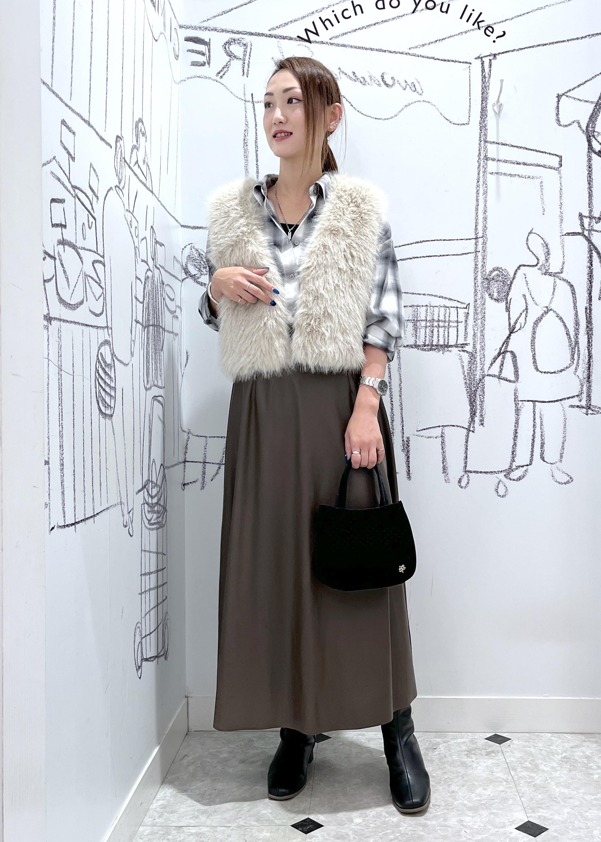 ROPE' PICNICのファーベストを使ったコーディネートを紹介します。｜Rakuten Fashion(楽天ファッション／旧楽天ブランドアベニュー)6353225