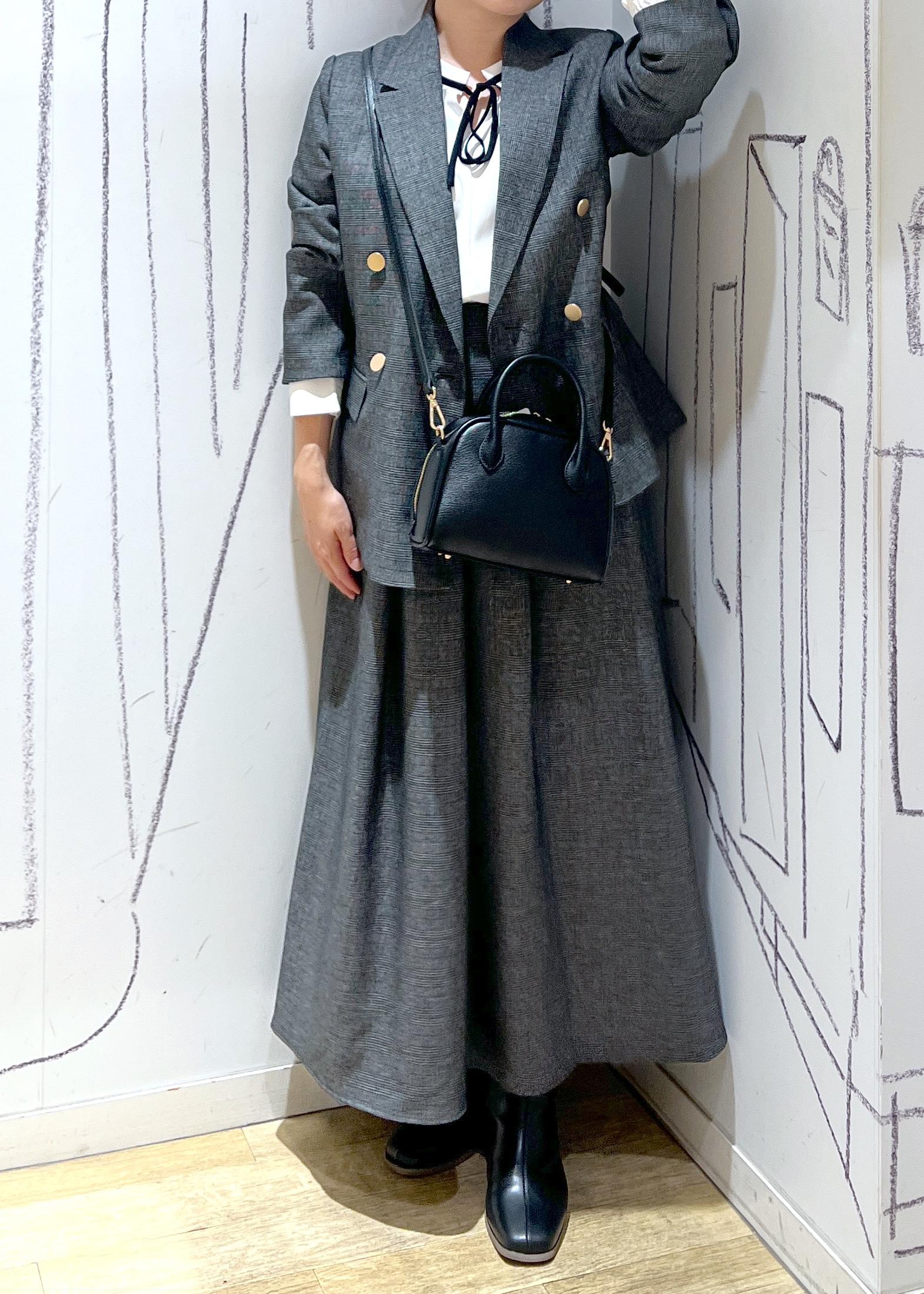 ROPE' PICNICのレディハンサムシリーズ ウールライクタックキルトスカート/セットアップ対応を使ったコーディネートを紹介します。｜Rakuten Fashion(楽天ファッション／旧楽天ブランドアベニュー)6353239