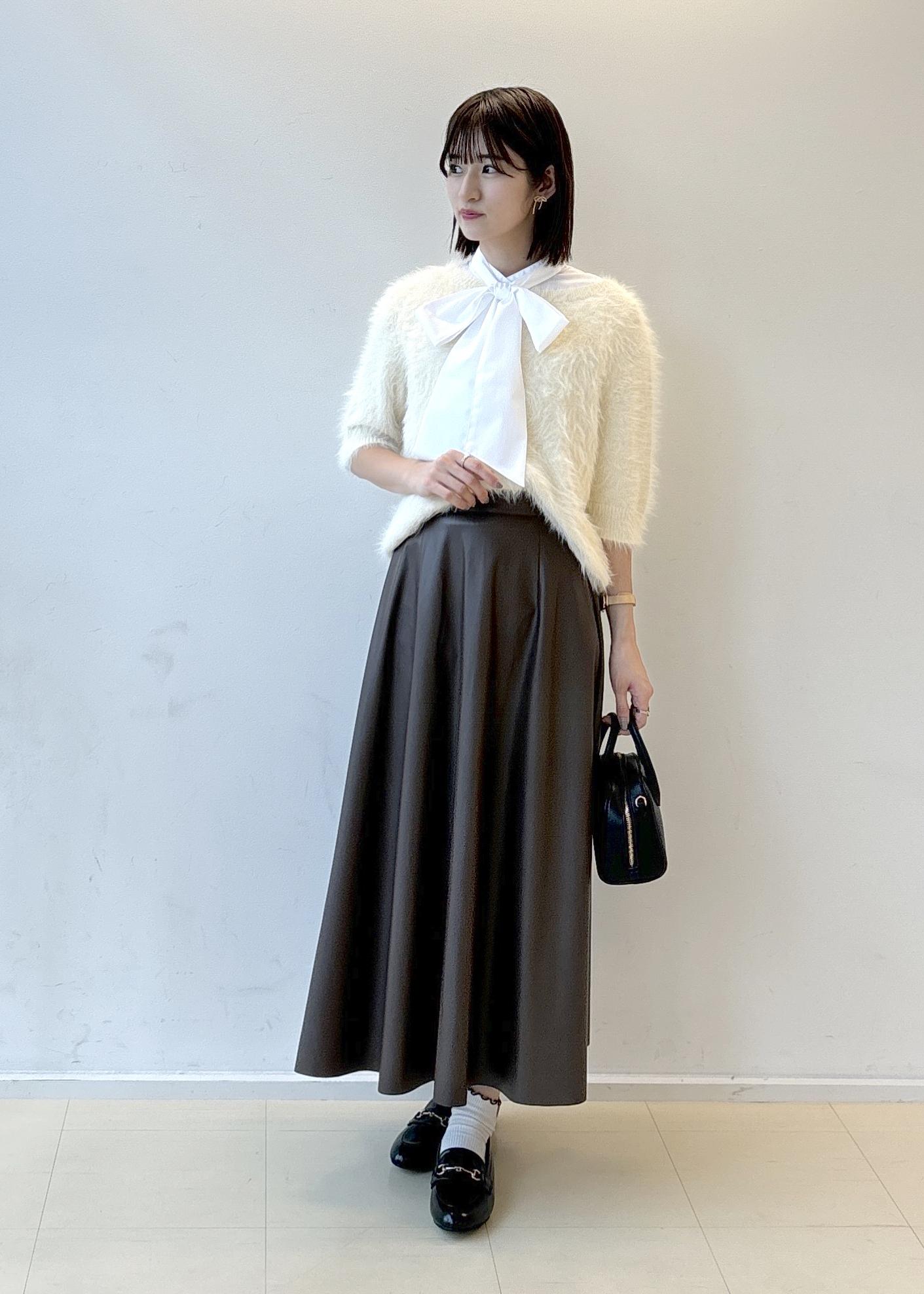 ROPE' PICNICのシャギーニットハーフスリーブプルオーバーを使ったコーディネートを紹介します。｜Rakuten Fashion(楽天ファッション／旧楽天ブランドアベニュー)6353242