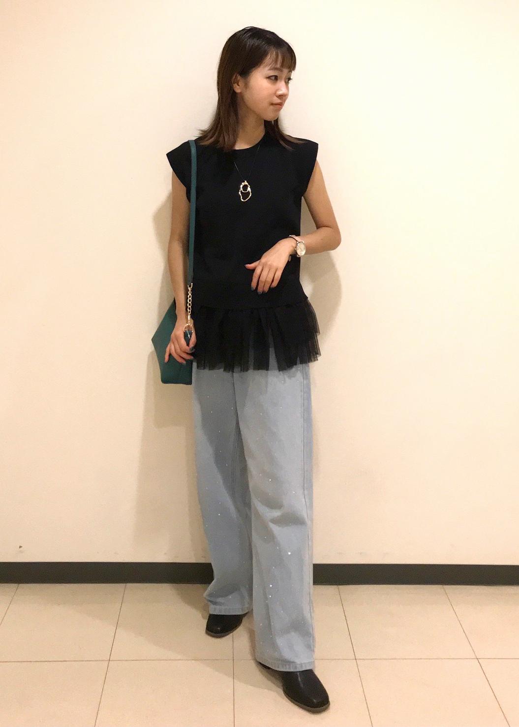 ROPE' PICNICのチュールドッキングプルオーバーを使ったコーディネートを紹介します。｜Rakuten Fashion(楽天ファッション／旧楽天ブランドアベニュー)6353246