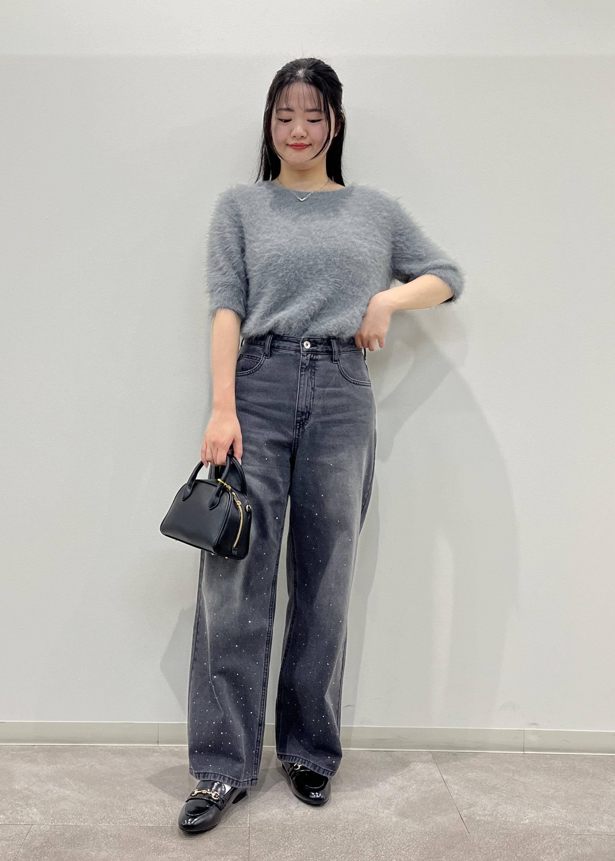 ROPE' PICNICのシャギーニットハーフスリーブプルオーバーを使ったコーディネートを紹介します。｜Rakuten Fashion(楽天ファッション／旧楽天ブランドアベニュー)6353254