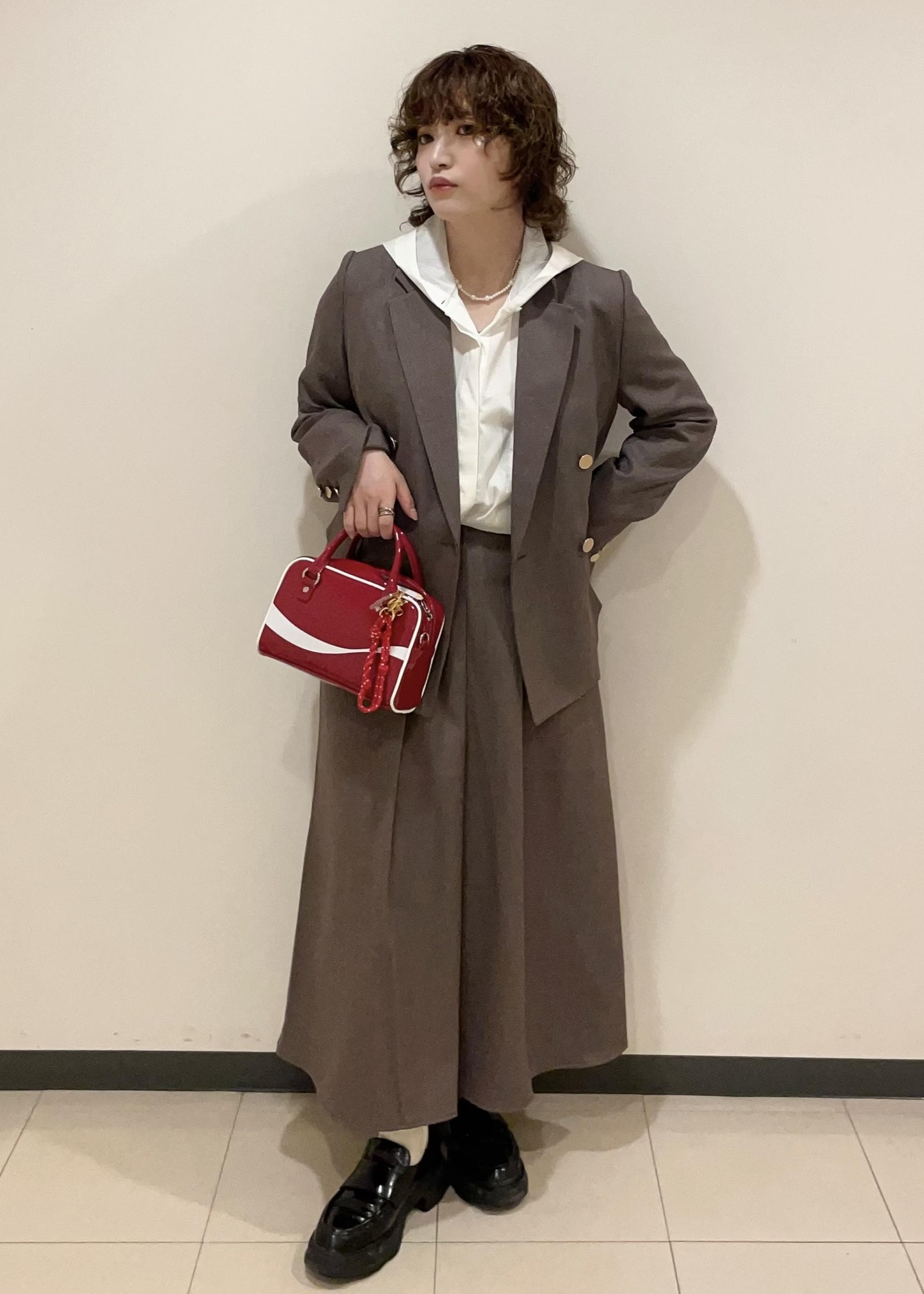 ROPE' PICNICのレディハンサムシリーズ ウールライクタックキルトスカート/セットアップ対応を使ったコーディネートを紹介します。｜Rakuten Fashion(楽天ファッション／旧楽天ブランドアベニュー)6353287