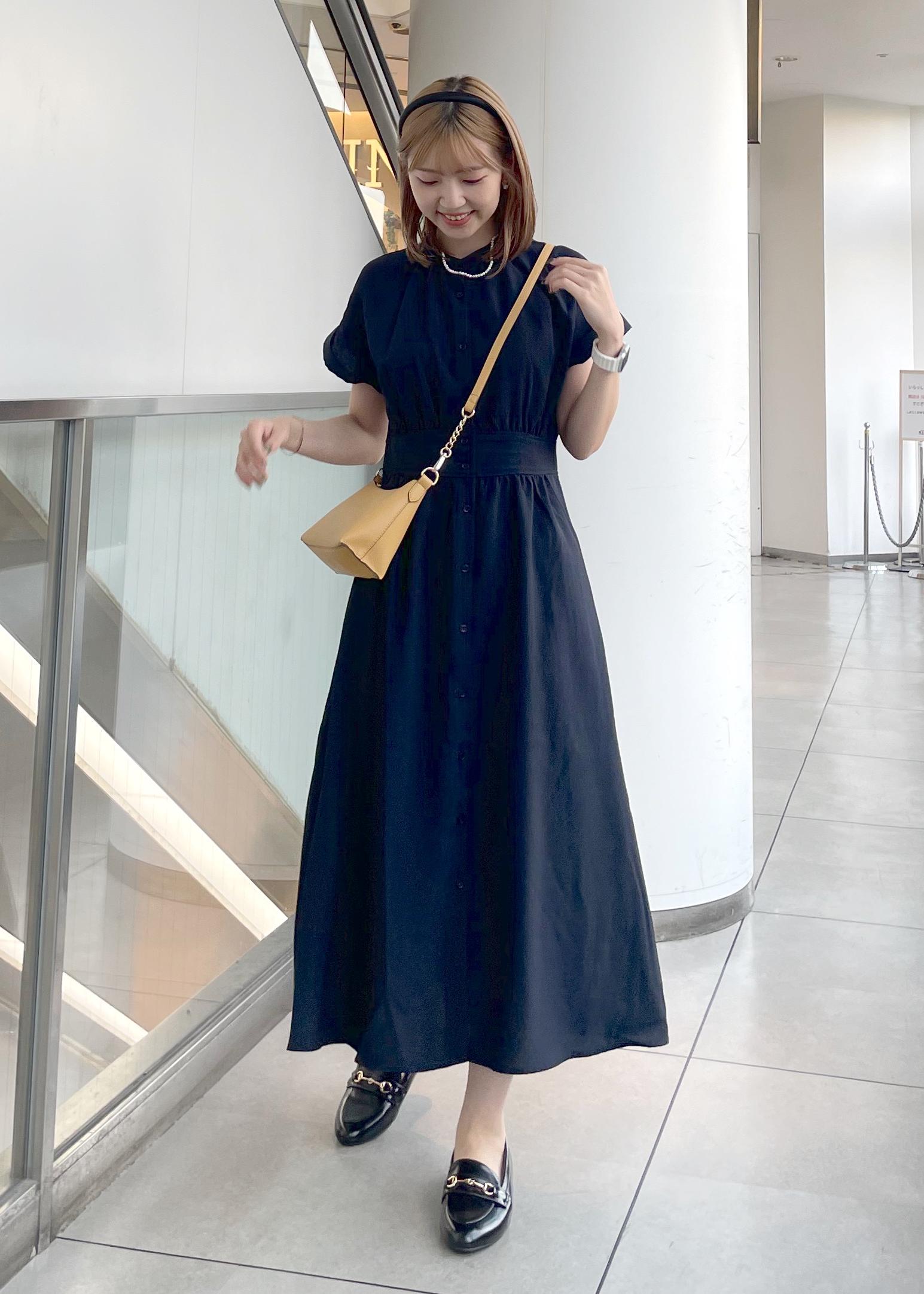 ROPE' PICNICのフレンチドルマンワンピースを使ったコーディネートを紹介します。｜Rakuten Fashion(楽天ファッション／旧楽天ブランドアベニュー)6353266