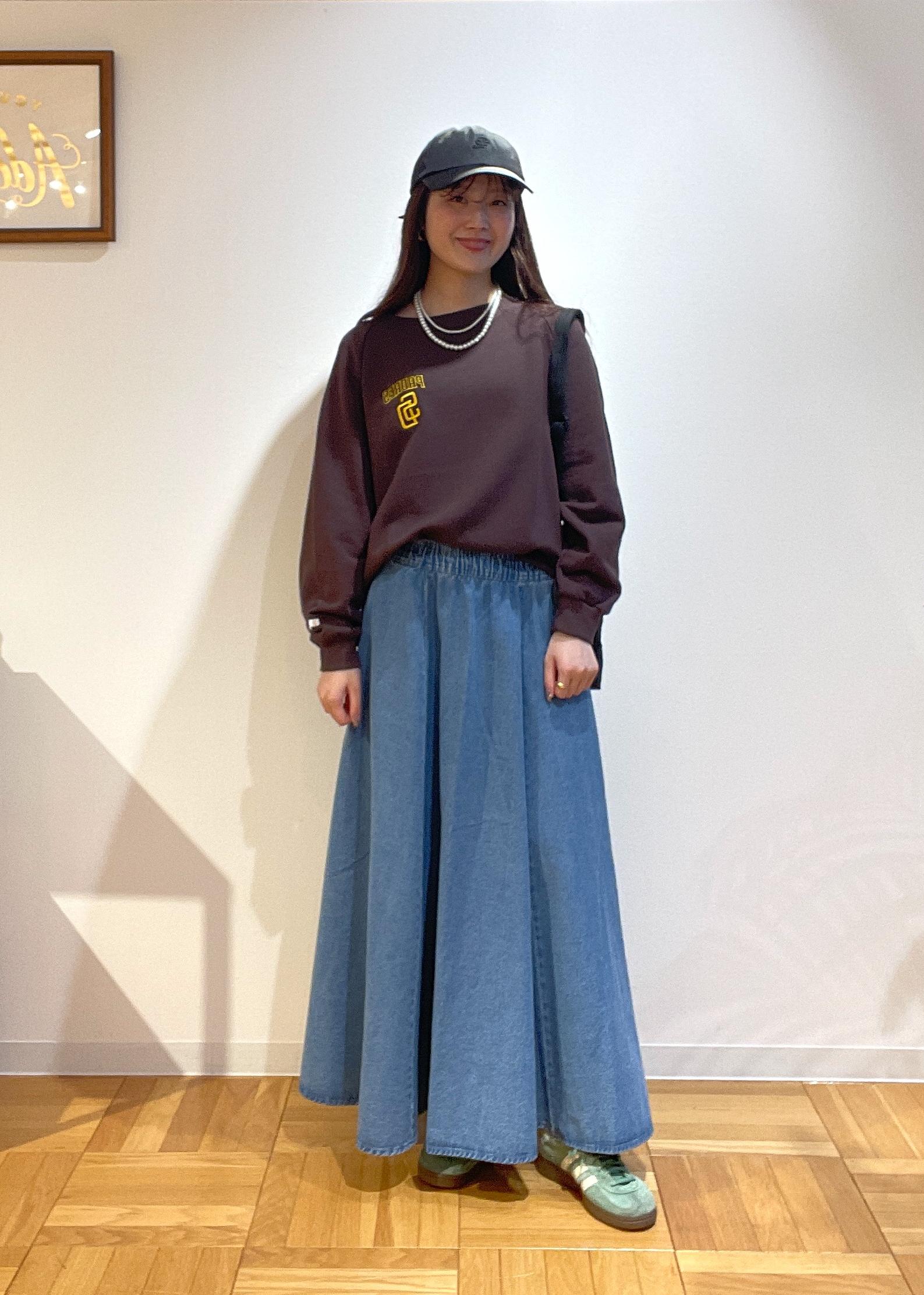 ROPE' PICNICの【Dickies】コットンダンプサーキュラーイージースカートを使ったコーディネートを紹介します。｜Rakuten Fashion(楽天ファッション／旧楽天ブランドアベニュー)6353298