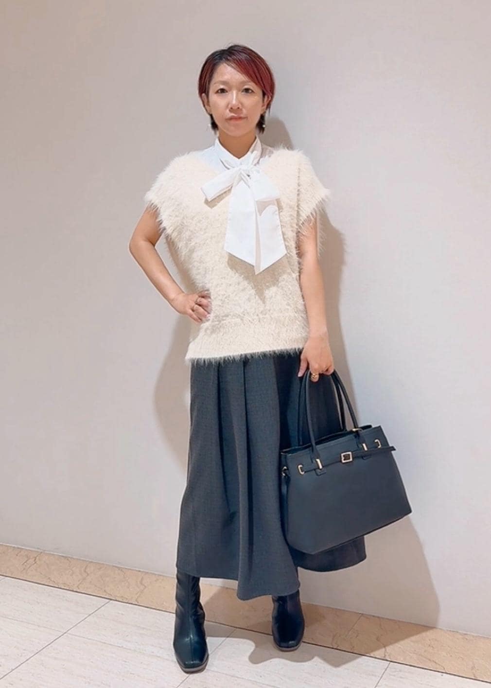 ROPE' PICNICの【防シワ】リボンフレンチスリーブシャツを使ったコーディネートを紹介します。｜Rakuten Fashion(楽天ファッション／旧楽天ブランドアベニュー)6353308