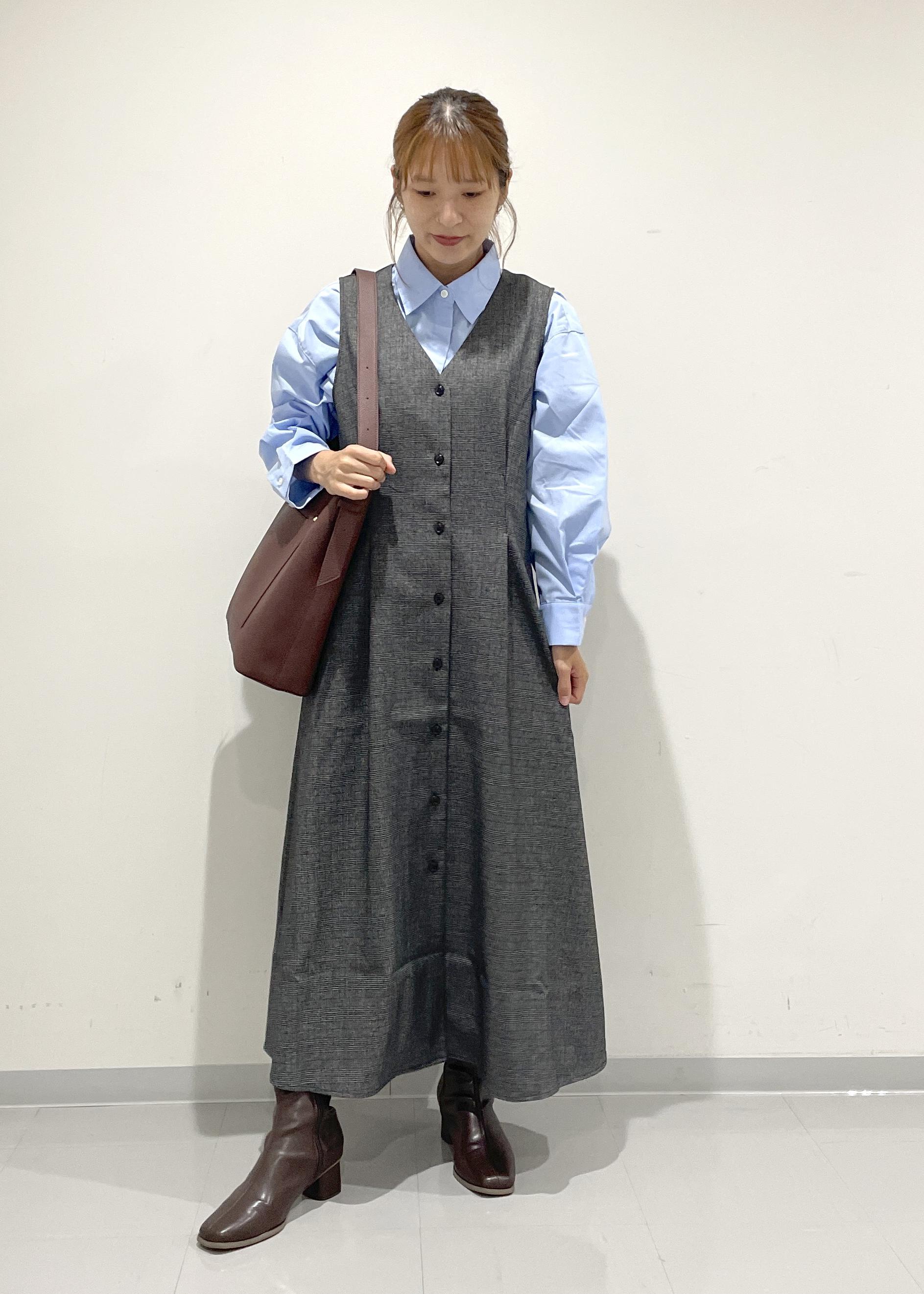 ROPE' PICNICのレディハンサムシリーズ ウールライクウエストタックジャンパースカート/セットアップ対応を使ったコーディネートを紹介します。｜Rakuten Fashion(楽天ファッション／旧楽天ブランドアベニュー)6353314