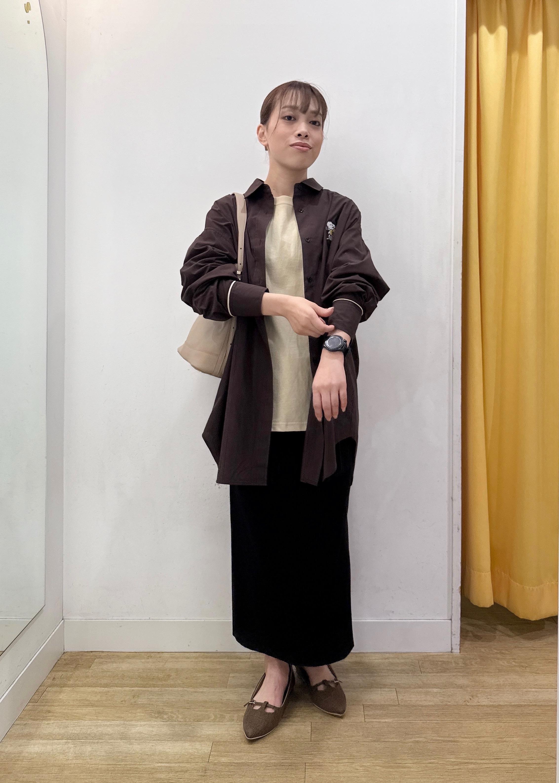 ROPE' PICNICの【PEANUTS*MLB COLLECTION by ROPE' PICNIC】オーバーサイズシャツを使ったコーディネートを紹介します。｜Rakuten Fashion(楽天ファッション／旧楽天ブランドアベニュー)6353301