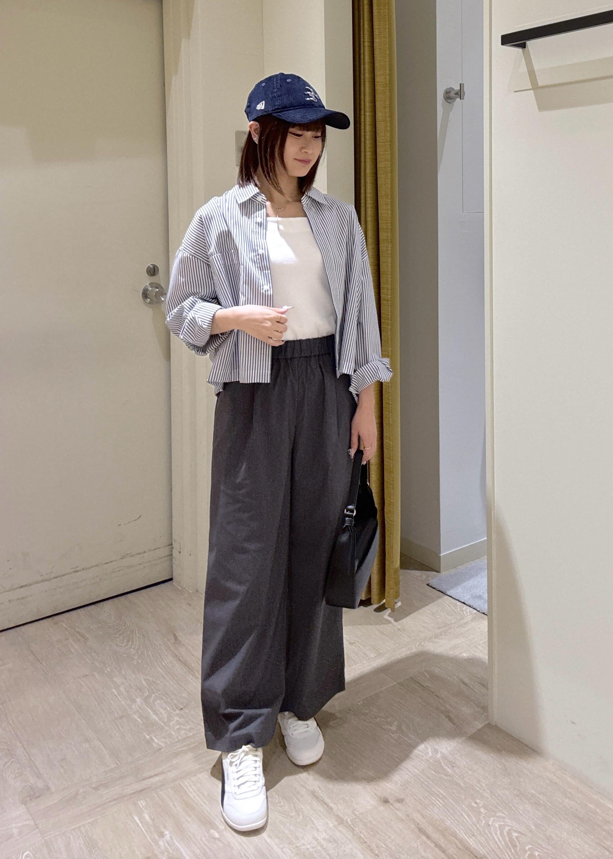 ROPE' PICNICのベーシッククロップドシャツ/イージーケアを使ったコーディネートを紹介します。｜Rakuten Fashion(楽天ファッション／旧楽天ブランドアベニュー)6353347