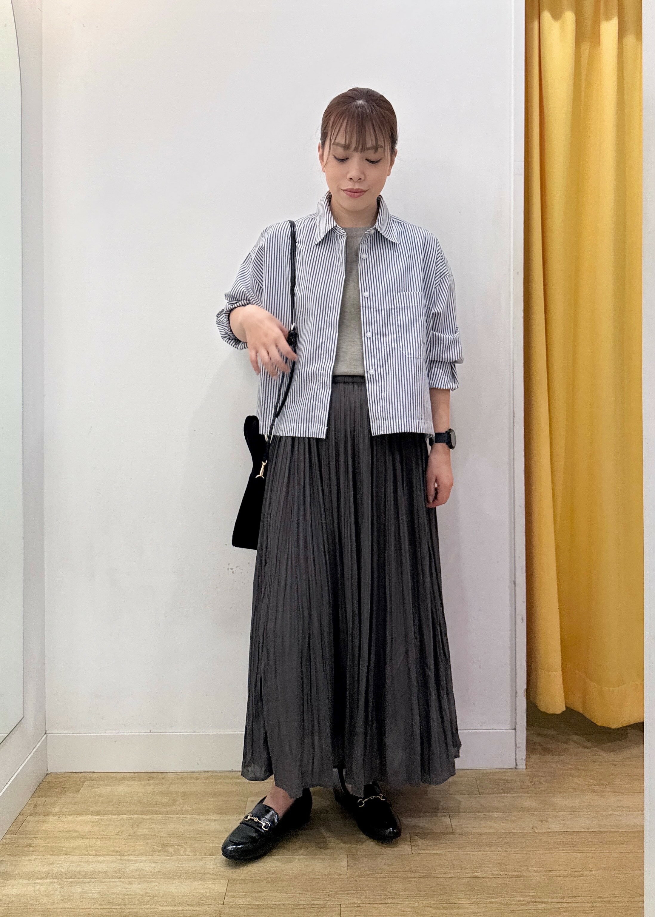 ROPE' PICNICのベーシッククロップドシャツ/イージーケアを使ったコーディネートを紹介します。｜Rakuten Fashion(楽天ファッション／旧楽天ブランドアベニュー)6353379