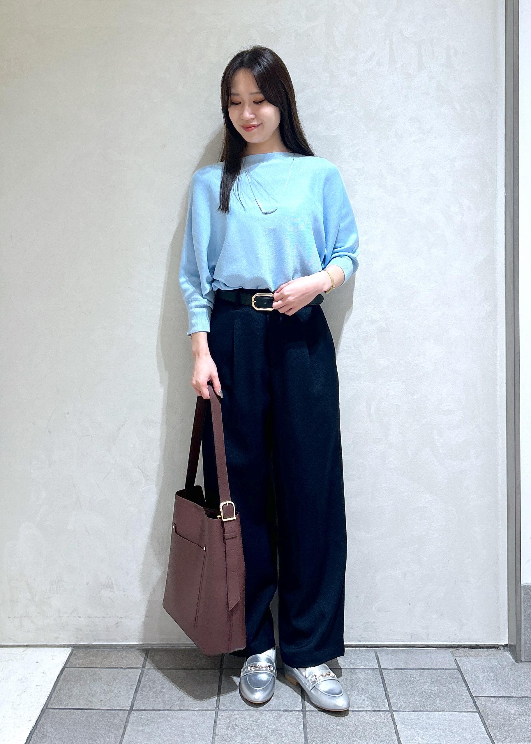 ROPE' PICNICのラメ混ドルマン7分袖ニットを使ったコーディネートを紹介します。｜Rakuten Fashion(楽天ファッション／旧楽天ブランドアベニュー)6353381