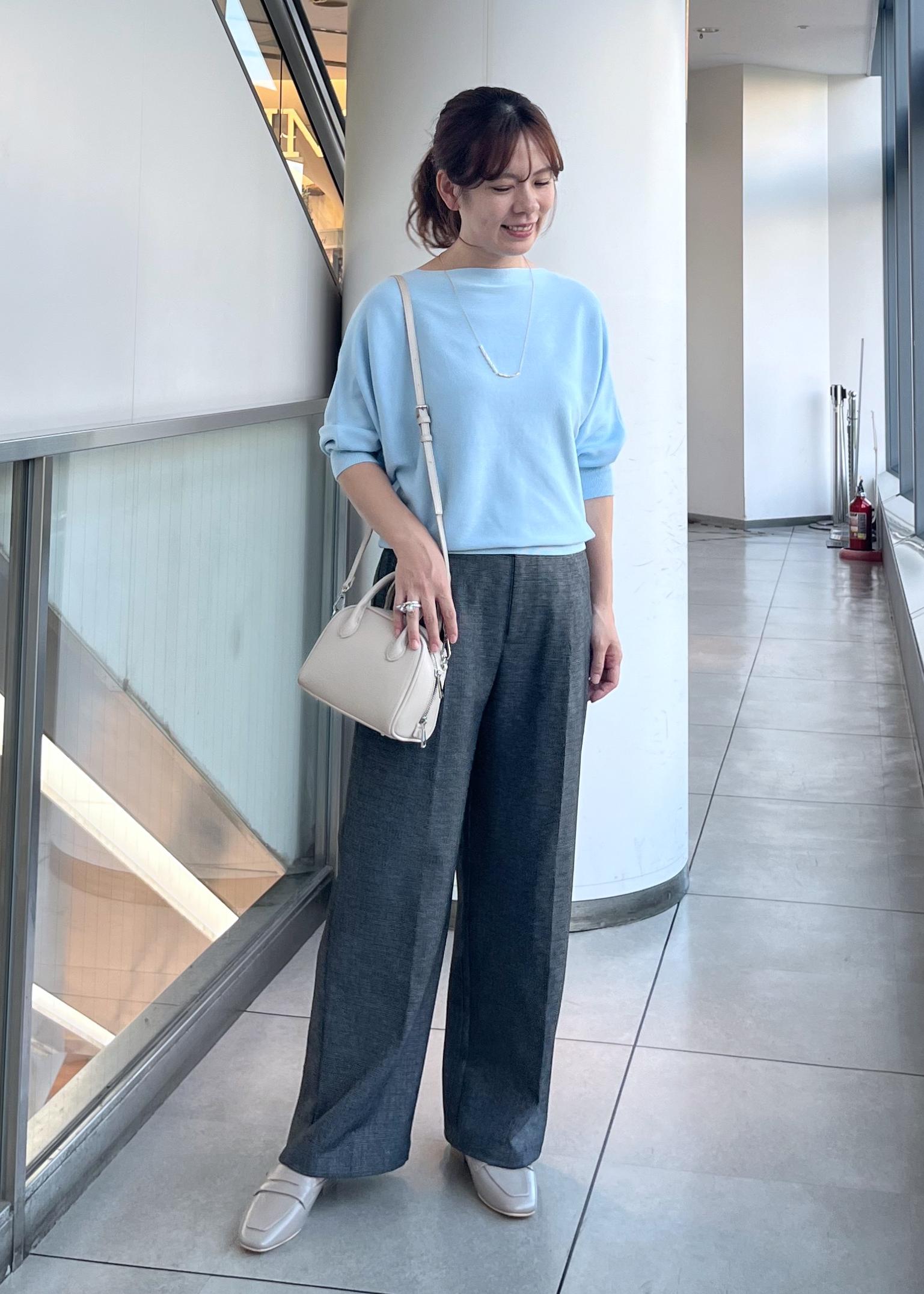 ROPE' PICNICのラメ混ドルマン7分袖ニットを使ったコーディネートを紹介します。｜Rakuten Fashion(楽天ファッション／旧楽天ブランドアベニュー)6353383