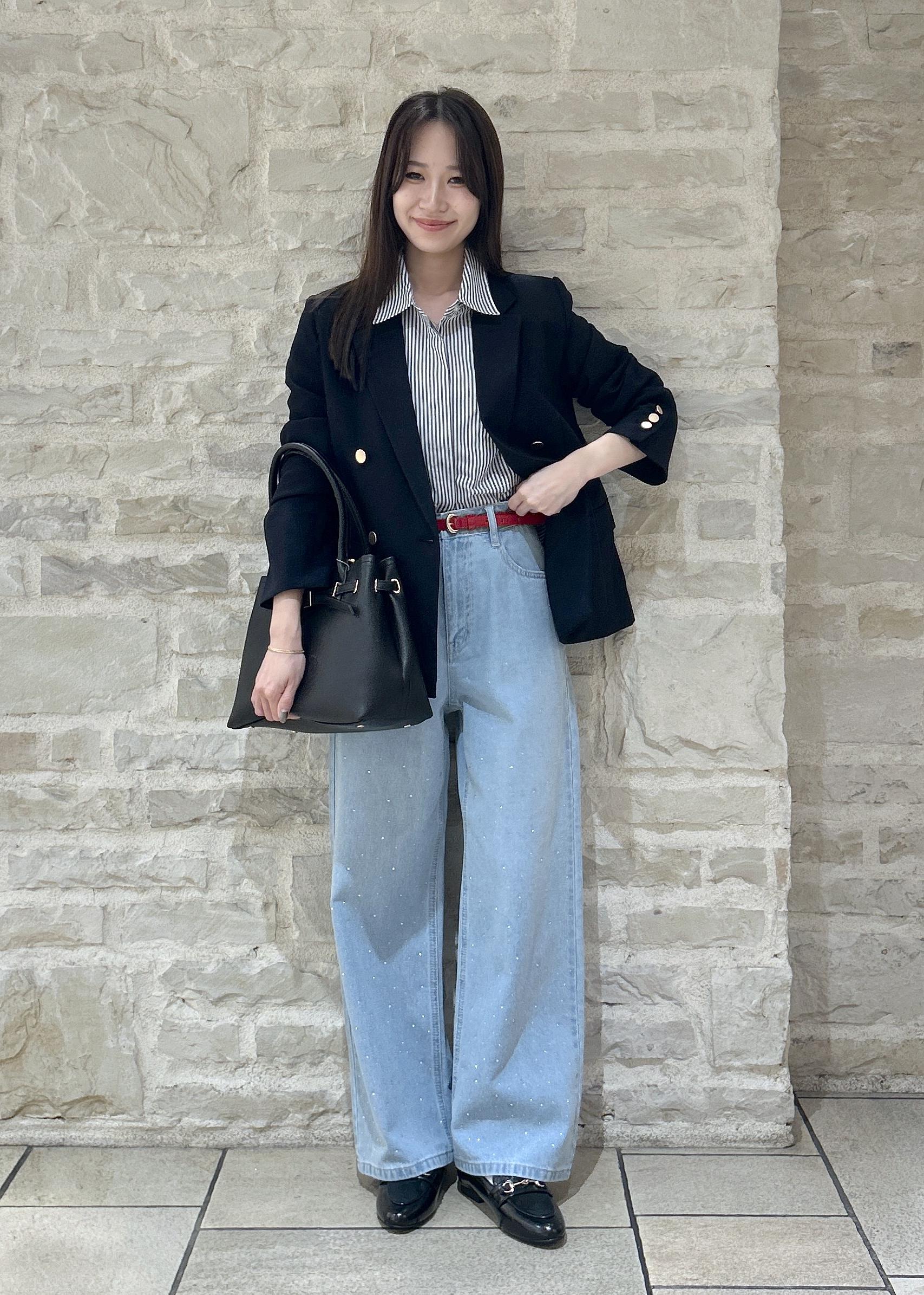 ROPE' PICNICのベーシッククロップドシャツ/イージーケアを使ったコーディネートを紹介します。｜Rakuten Fashion(楽天ファッション／旧楽天ブランドアベニュー)6353384