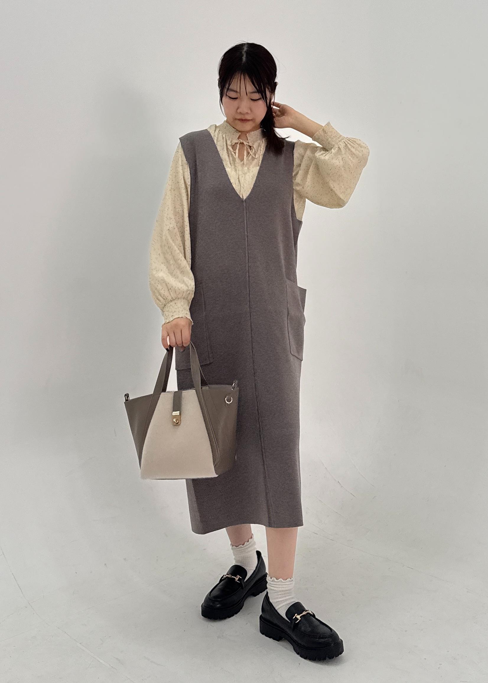 ROPE' PICNICのニットジャンパースカート/着丈が選べる・リンクコーデを使ったコーディネートを紹介します。｜Rakuten Fashion(楽天ファッション／旧楽天ブランドアベニュー)6353390