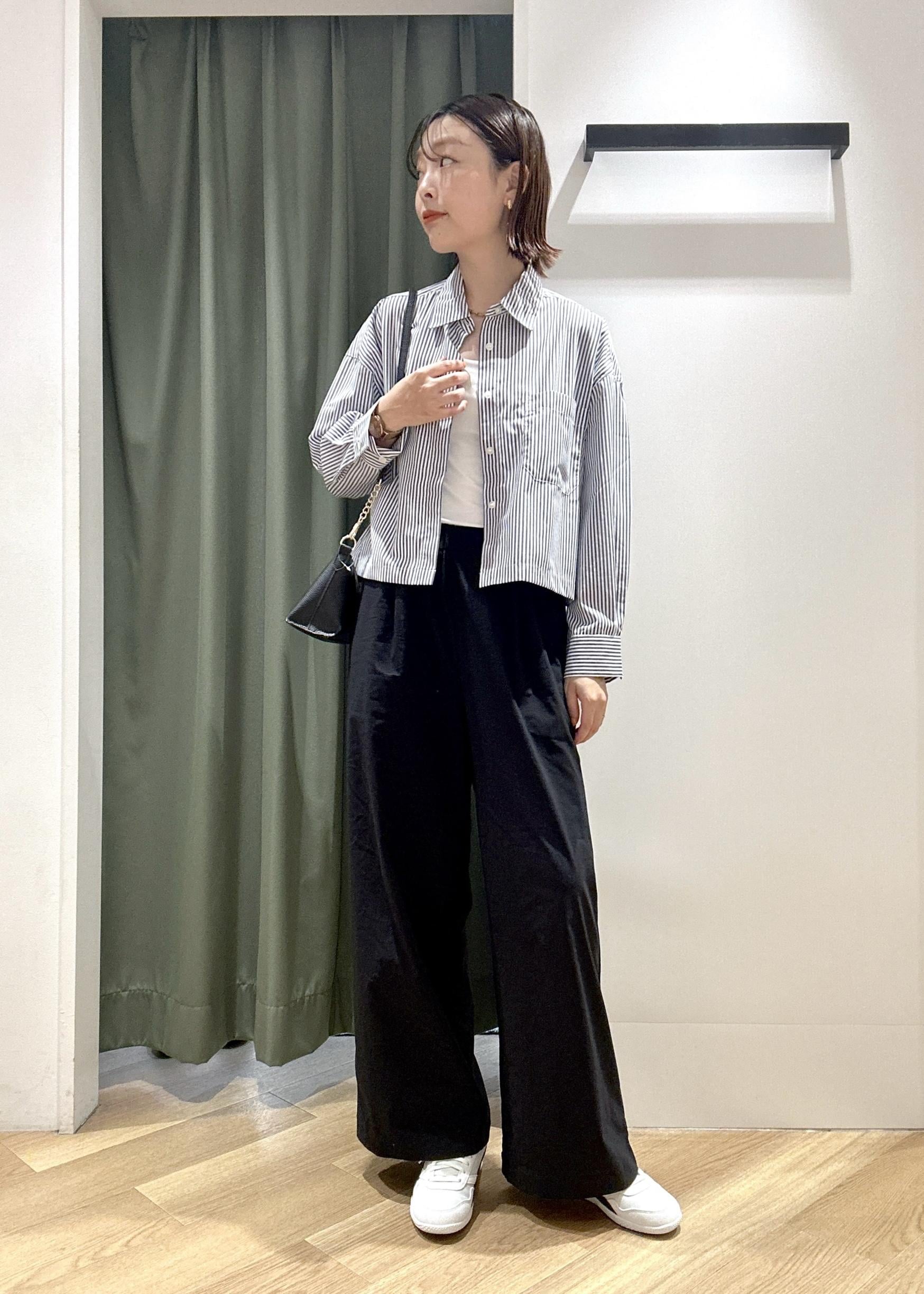 ROPE' PICNICのベーシッククロップドシャツ/イージーケアを使ったコーディネートを紹介します。｜Rakuten Fashion(楽天ファッション／旧楽天ブランドアベニュー)6353405