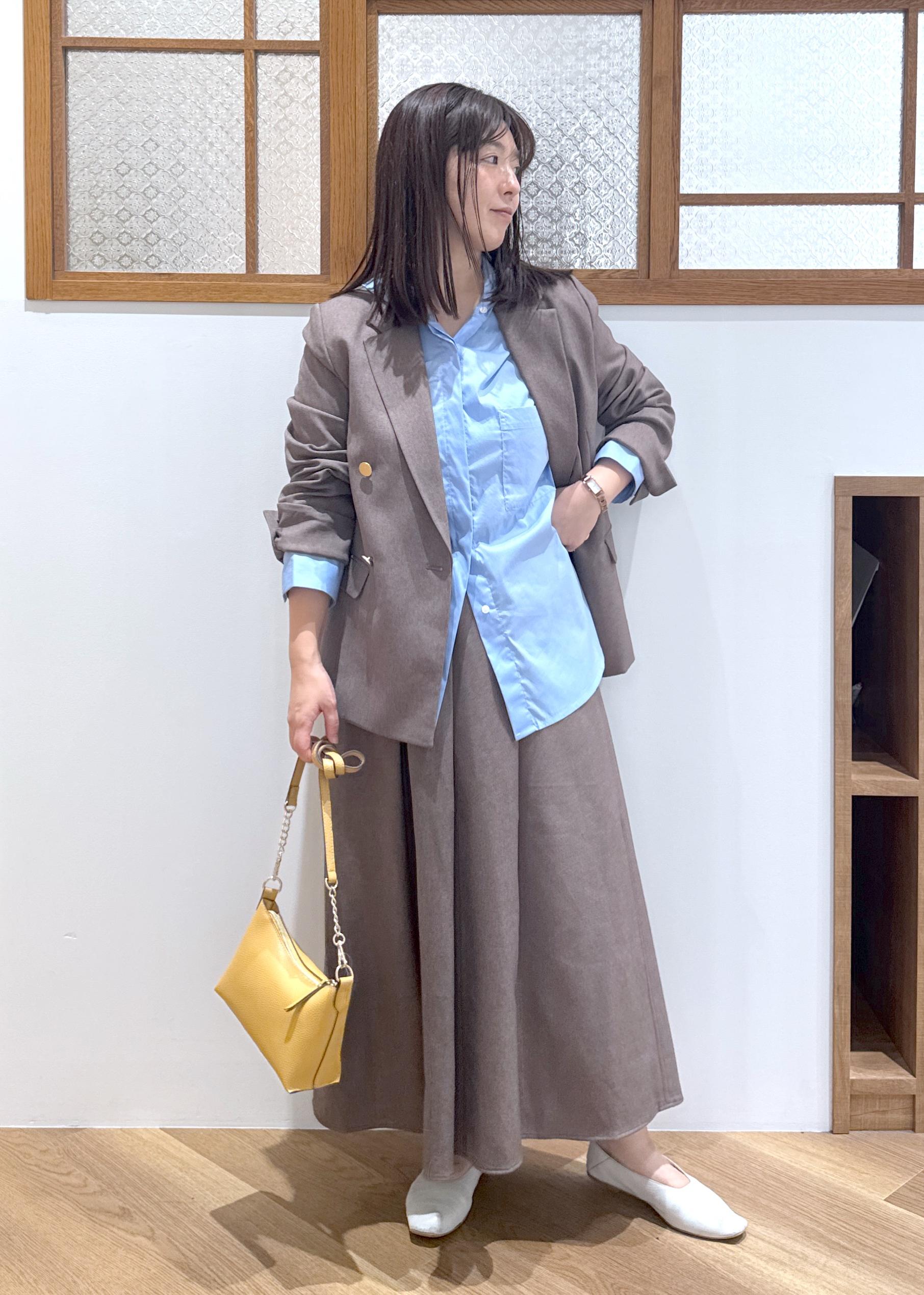 ROPE' PICNICのレディハンサムシリーズ ウールライク金ボタンジャケット(半裏地)/セットアップ・通勤対応を使ったコーディネートを紹介します。｜Rakuten Fashion(楽天ファッション／旧楽天ブランドアベニュー)6353412