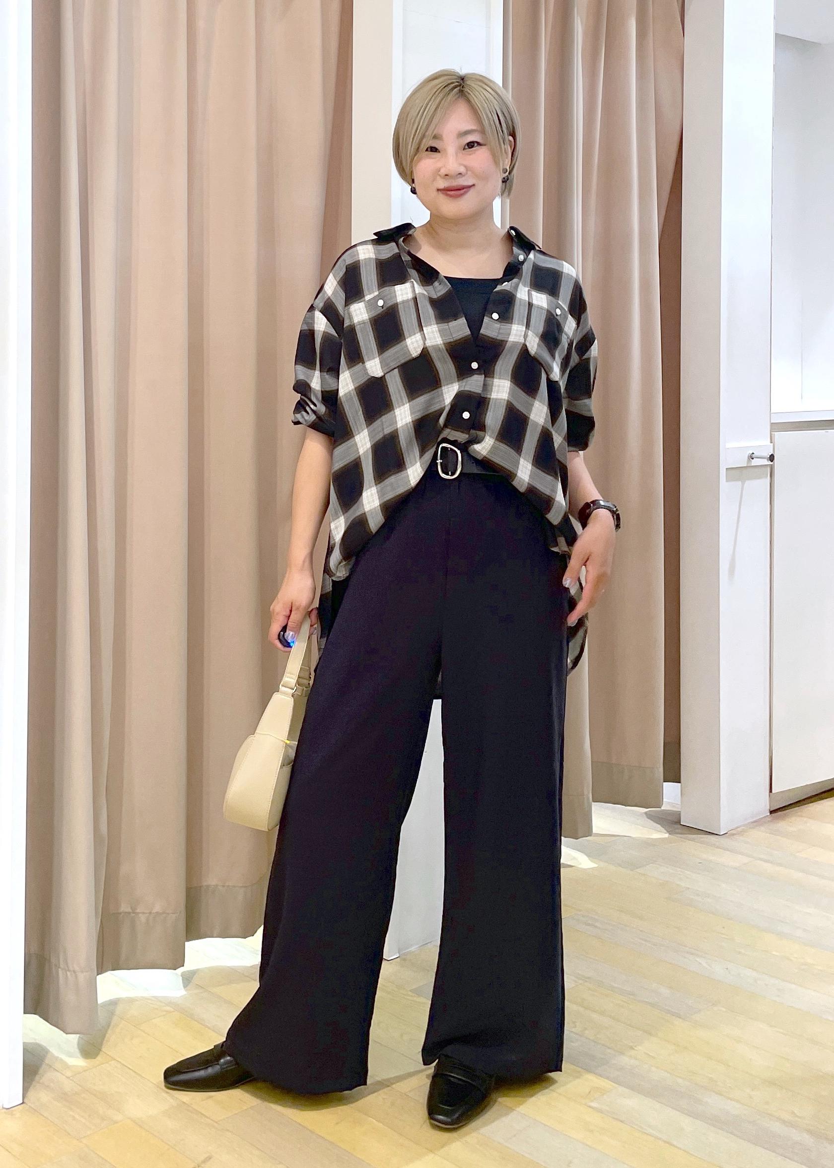 ROPE' PICNICのオンブレチェックシャツ/UVケアを使ったコーディネートを紹介します。｜Rakuten Fashion(楽天ファッション／旧楽天ブランドアベニュー)6353419