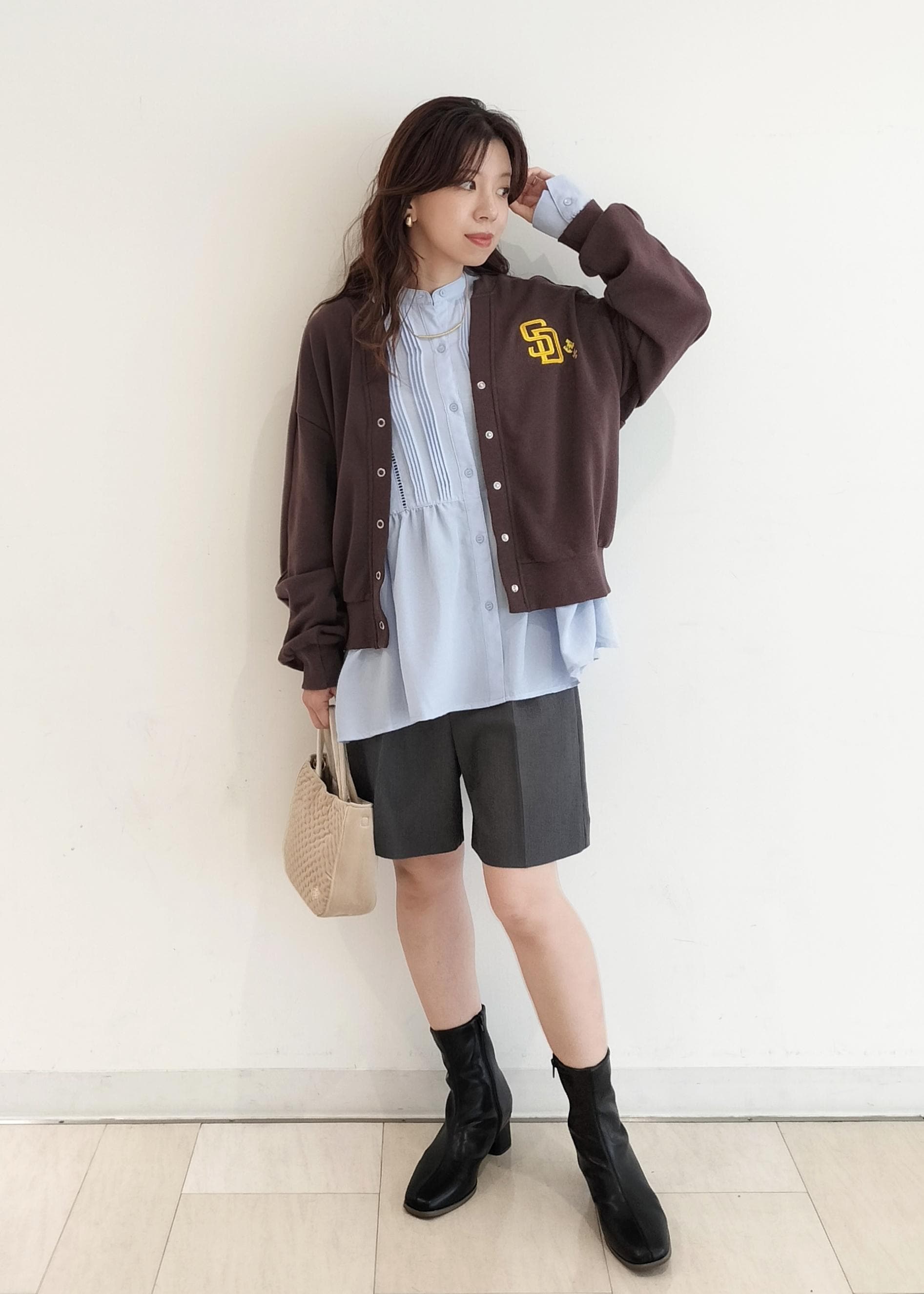 ROPE' PICNICの【PEANUTS*MLB COLLECTION by ROPE' PICNIC】カーディガンを使ったコーディネートを紹介します。｜Rakuten Fashion(楽天ファッション／旧楽天ブランドアベニュー)6353433
