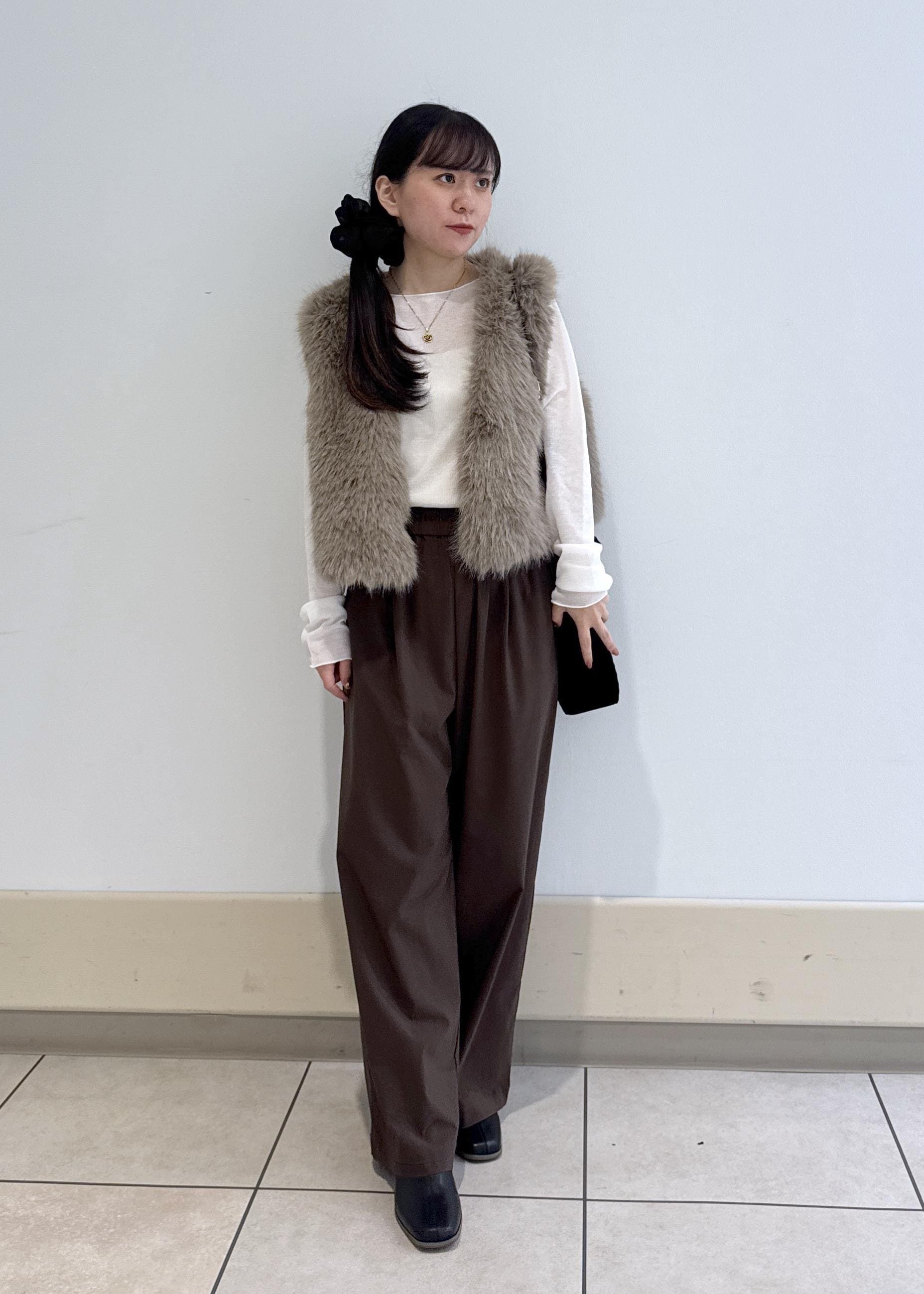 ROPE' PICNICのファーベストを使ったコーディネートを紹介します。｜Rakuten Fashion(楽天ファッション／旧楽天ブランドアベニュー)6353446