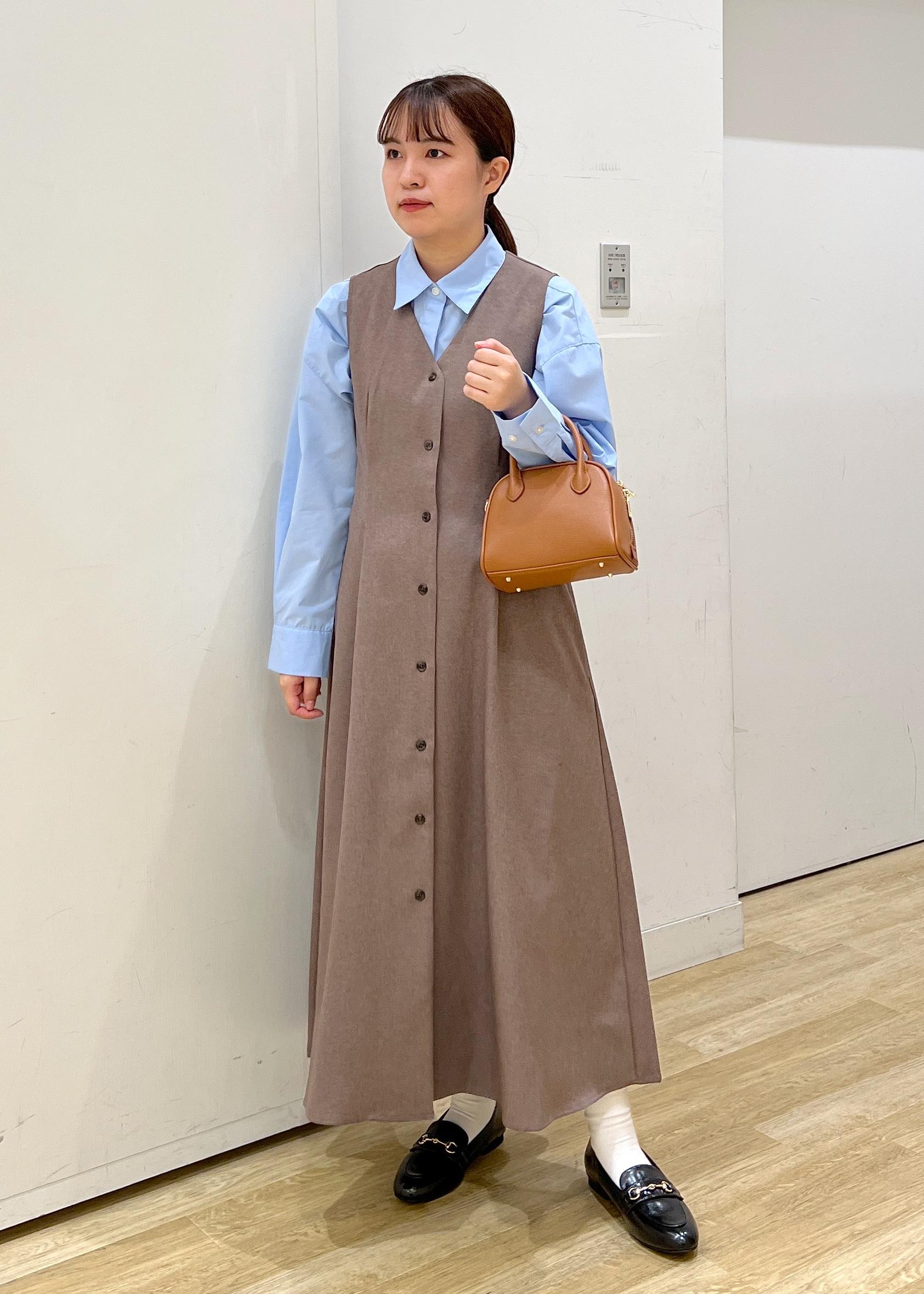 ROPE' PICNICのレディハンサムシリーズ ウールライクウエストタックジャンパースカート/セットアップ対応を使ったコーディネートを紹介します。｜Rakuten Fashion(楽天ファッション／旧楽天ブランドアベニュー)6353447