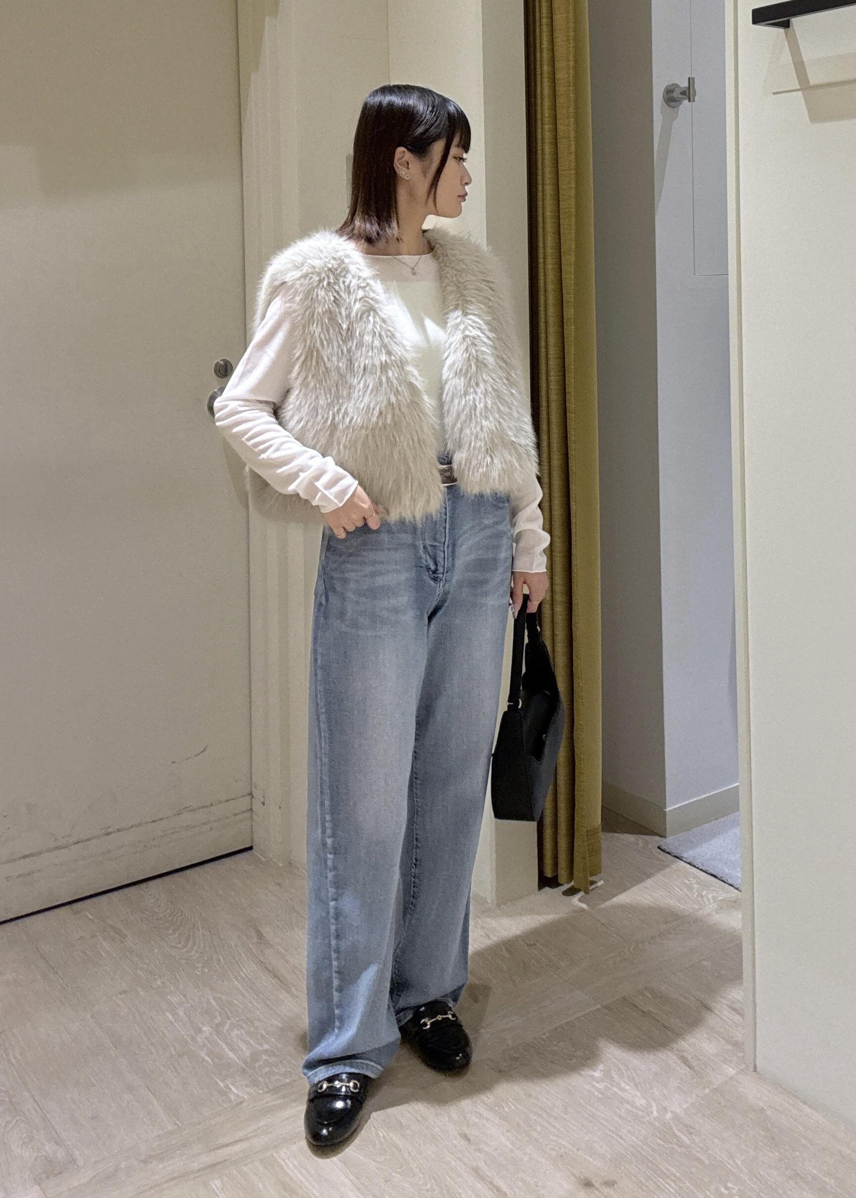 ROPE' PICNICのファーベストを使ったコーディネートを紹介します。｜Rakuten Fashion(楽天ファッション／旧楽天ブランドアベニュー)6353448