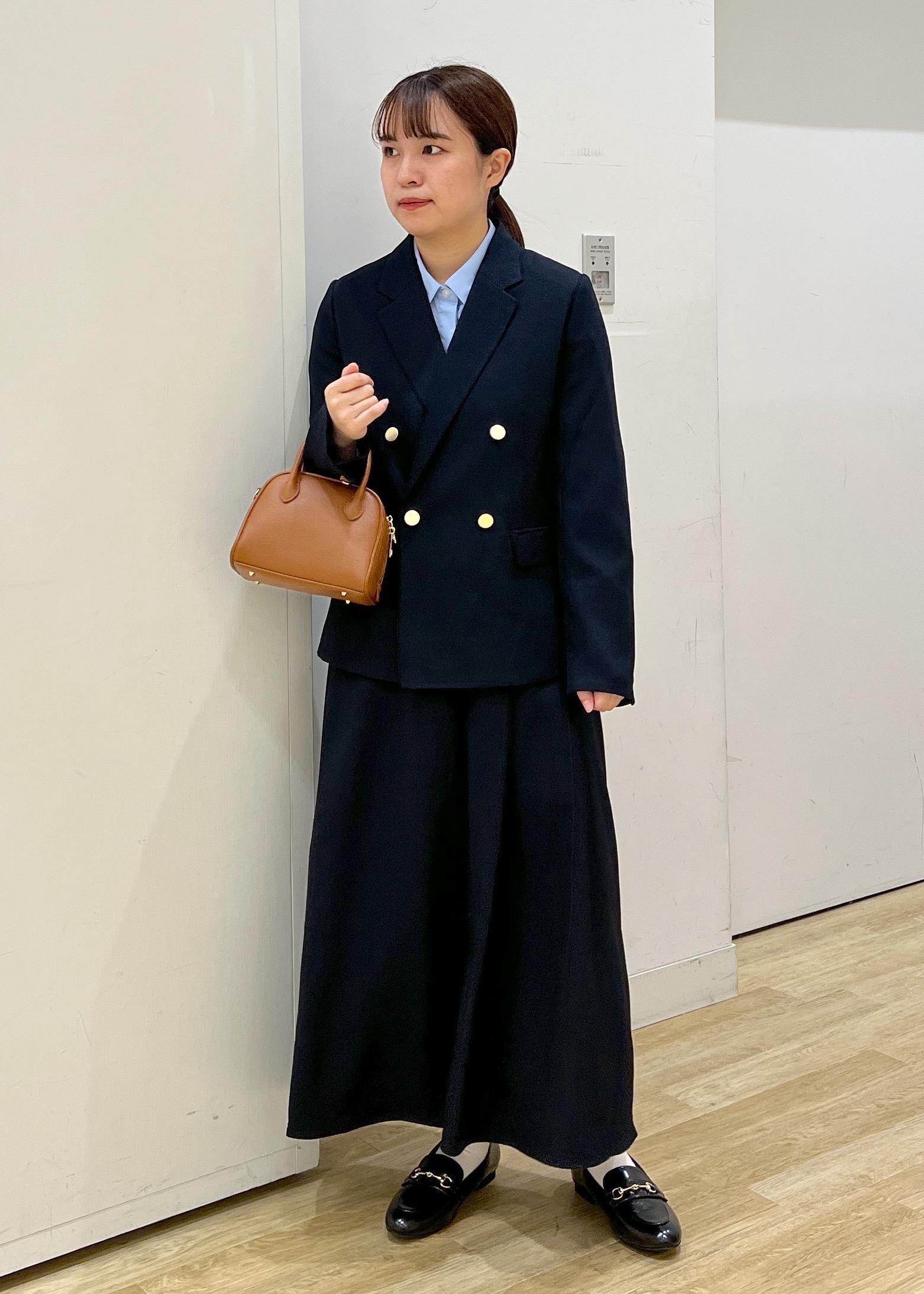 ROPE' PICNICのレディハンサムシリーズ ウールライク金ボタンジャケット(半裏地)/セットアップ・通勤対応を使ったコーディネートを紹介します。｜Rakuten Fashion(楽天ファッション／旧楽天ブランドアベニュー)6353491