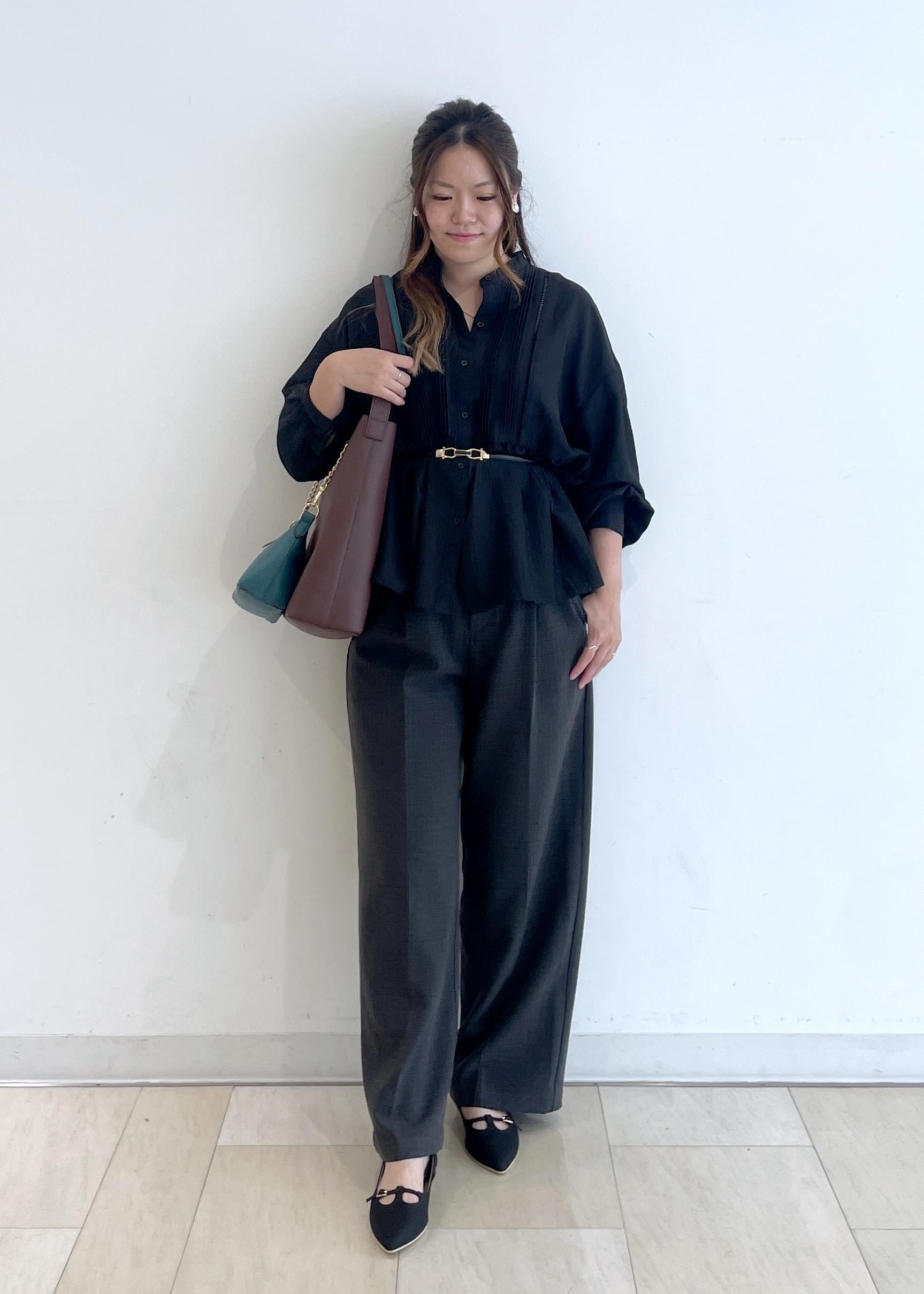 ROPE' PICNICの【UVケア・防シワ】羽織れるピンタックデザインペプラムシャツを使ったコーディネートを紹介します。｜Rakuten Fashion(楽天ファッション／旧楽天ブランドアベニュー)6353493