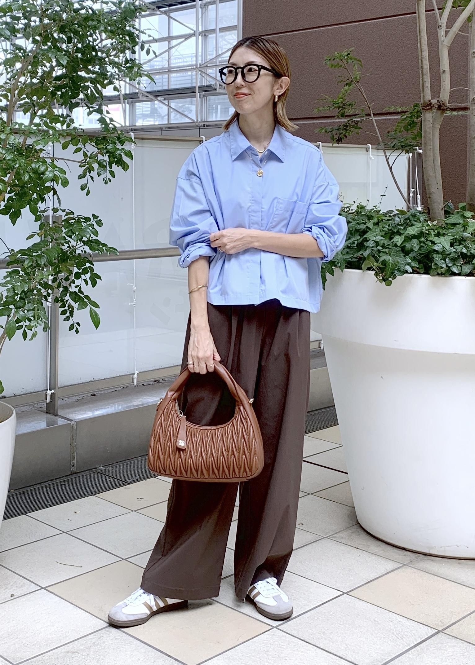 ROPE' PICNICのベーシッククロップドシャツ/イージーケアを使ったコーディネートを紹介します。｜Rakuten Fashion(楽天ファッション／旧楽天ブランドアベニュー)6353494