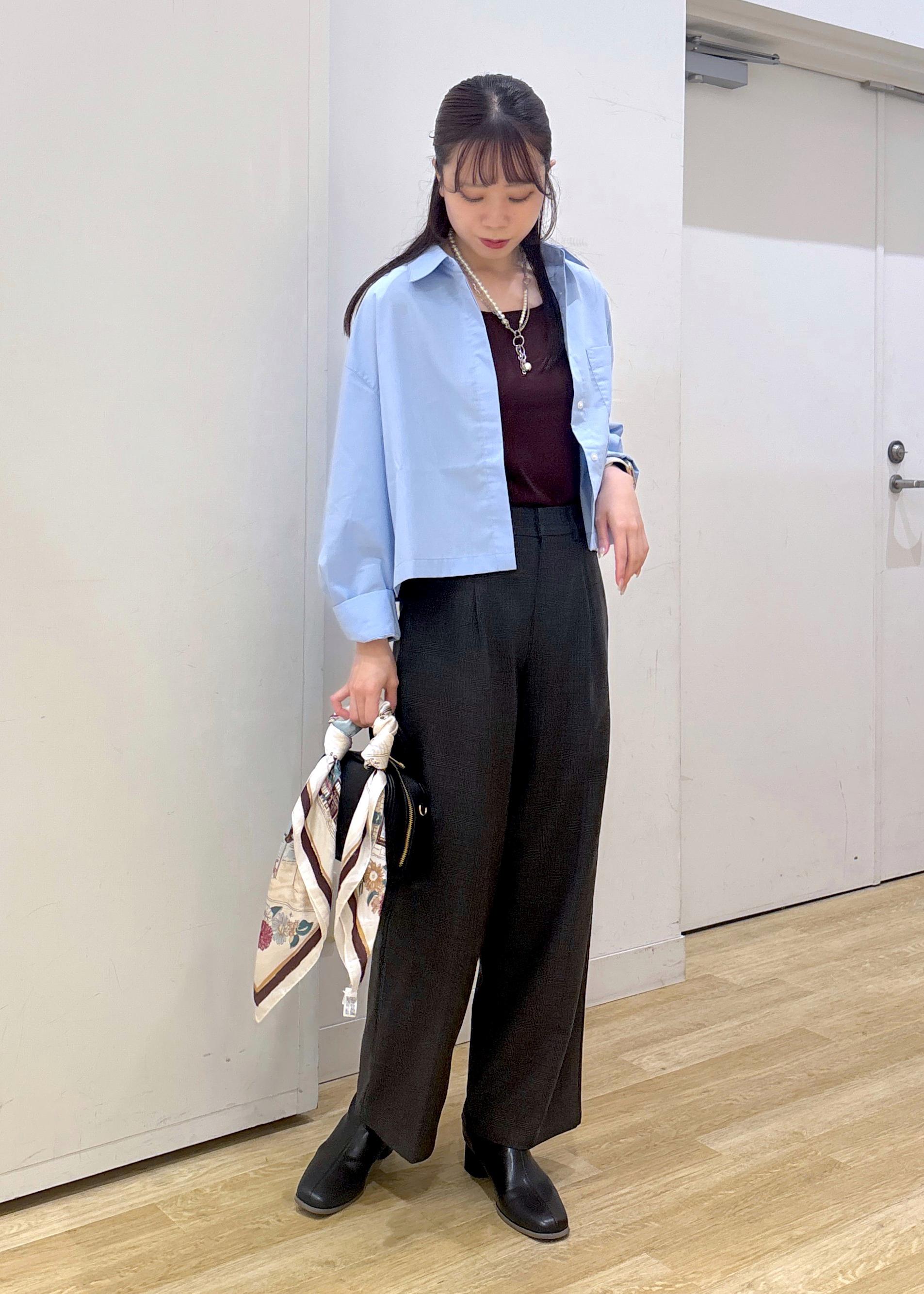 ROPE' PICNICのベーシッククロップドシャツ/イージーケアを使ったコーディネートを紹介します。｜Rakuten Fashion(楽天ファッション／旧楽天ブランドアベニュー)6353503