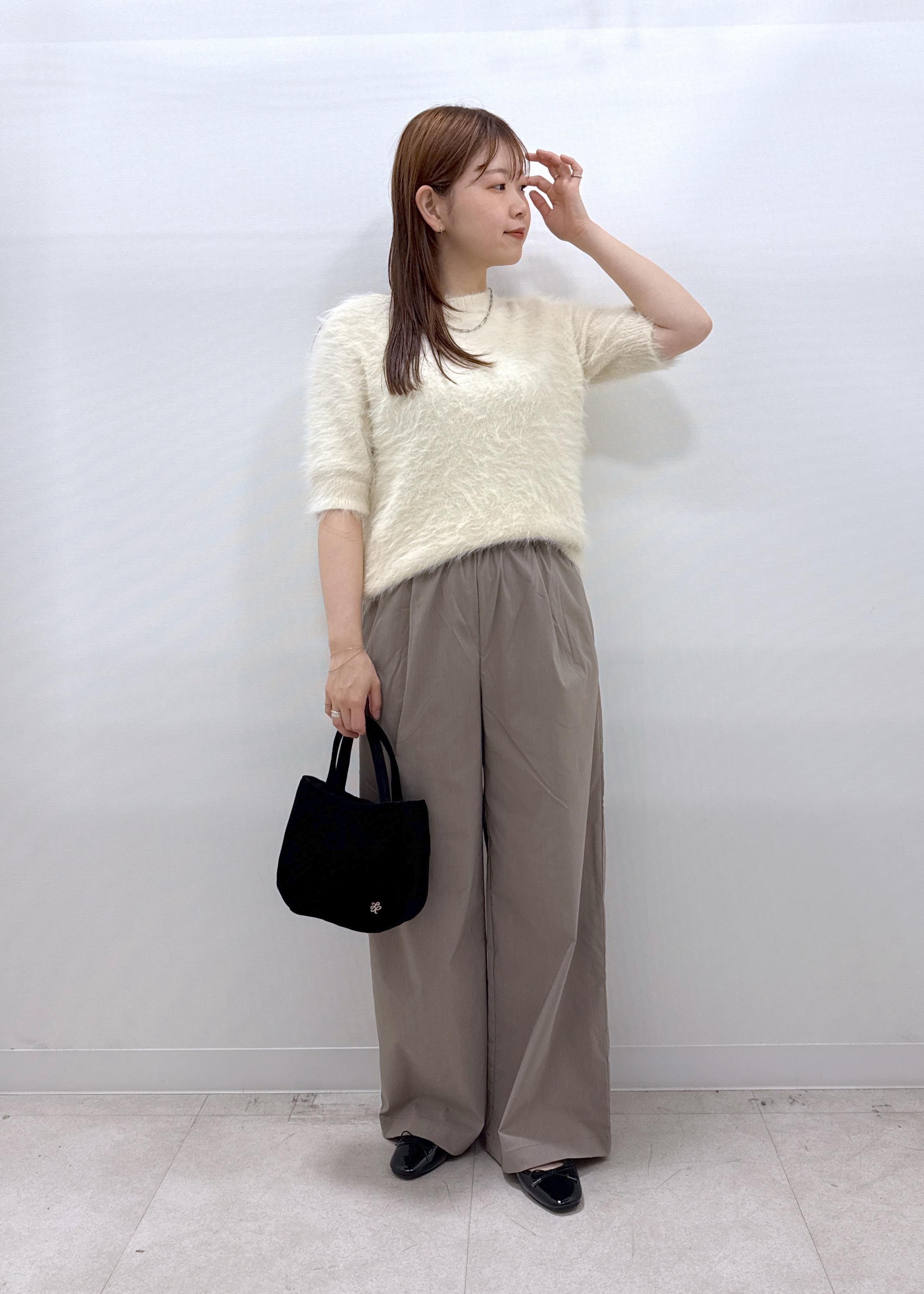 ROPE' PICNICのシャギーニットハーフスリーブプルオーバーを使ったコーディネートを紹介します。｜Rakuten Fashion(楽天ファッション／旧楽天ブランドアベニュー)6353509