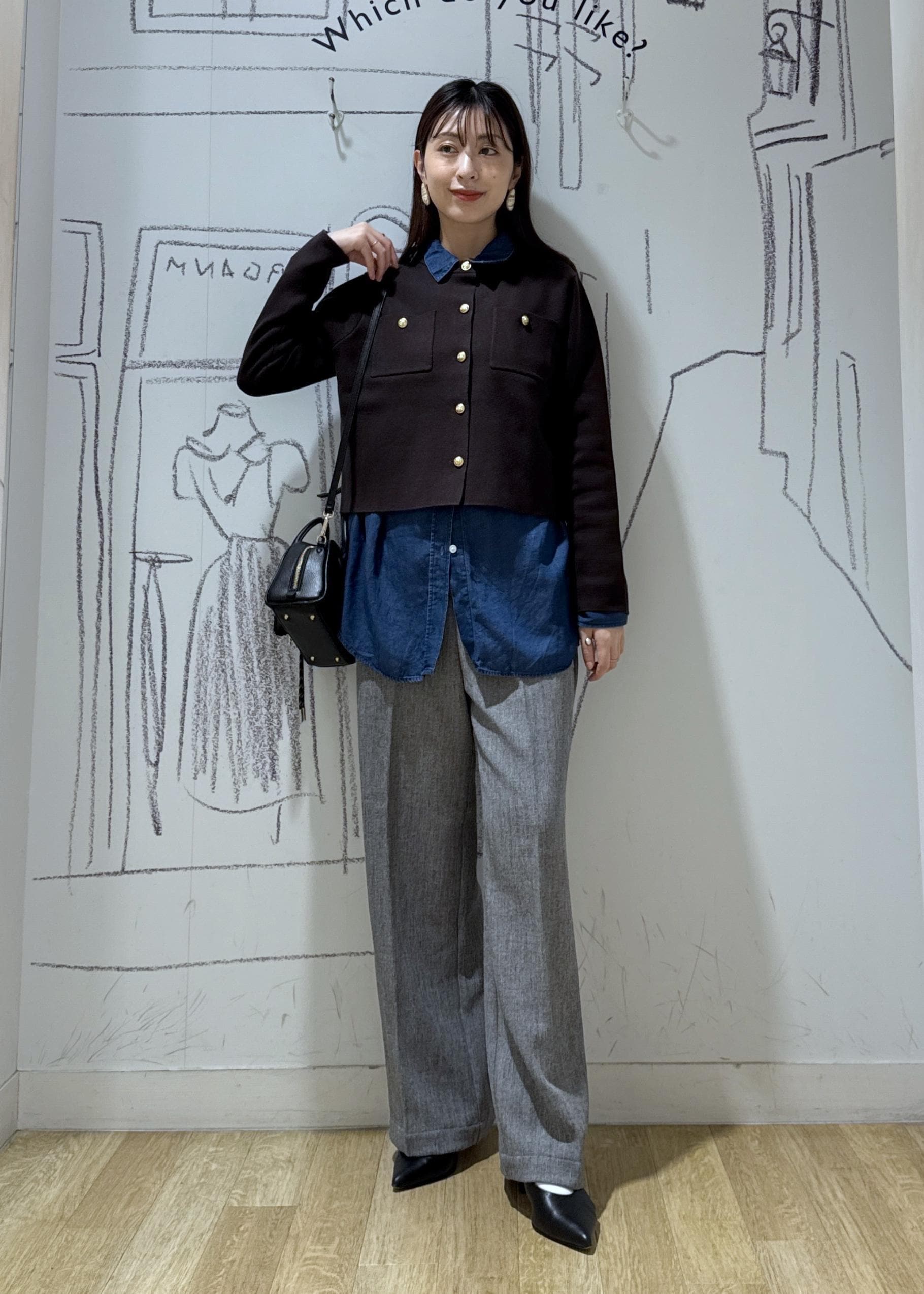 ROPE' PICNICの【洗濯機OK】ミラノリブニットカーディガンを使ったコーディネートを紹介します。｜Rakuten Fashion(楽天ファッション／旧楽天ブランドアベニュー)6402012