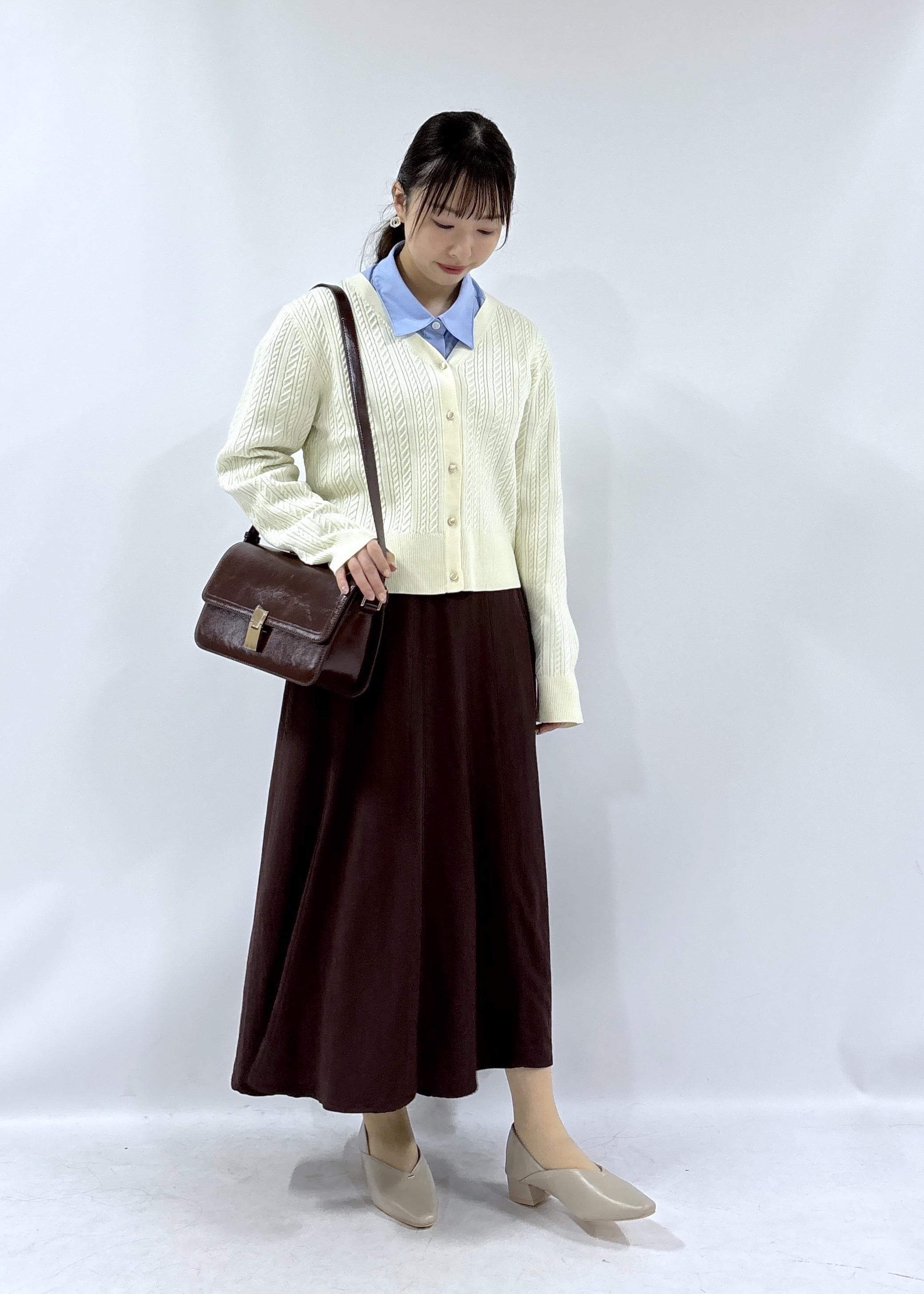 ROPE' PICNICの【WEB限定カラー】me fit BAG バーチカルラインワイドショルダーバッグを使ったコーディネートを紹介します。｜Rakuten Fashion(楽天ファッション／旧楽天ブランドアベニュー)6402015