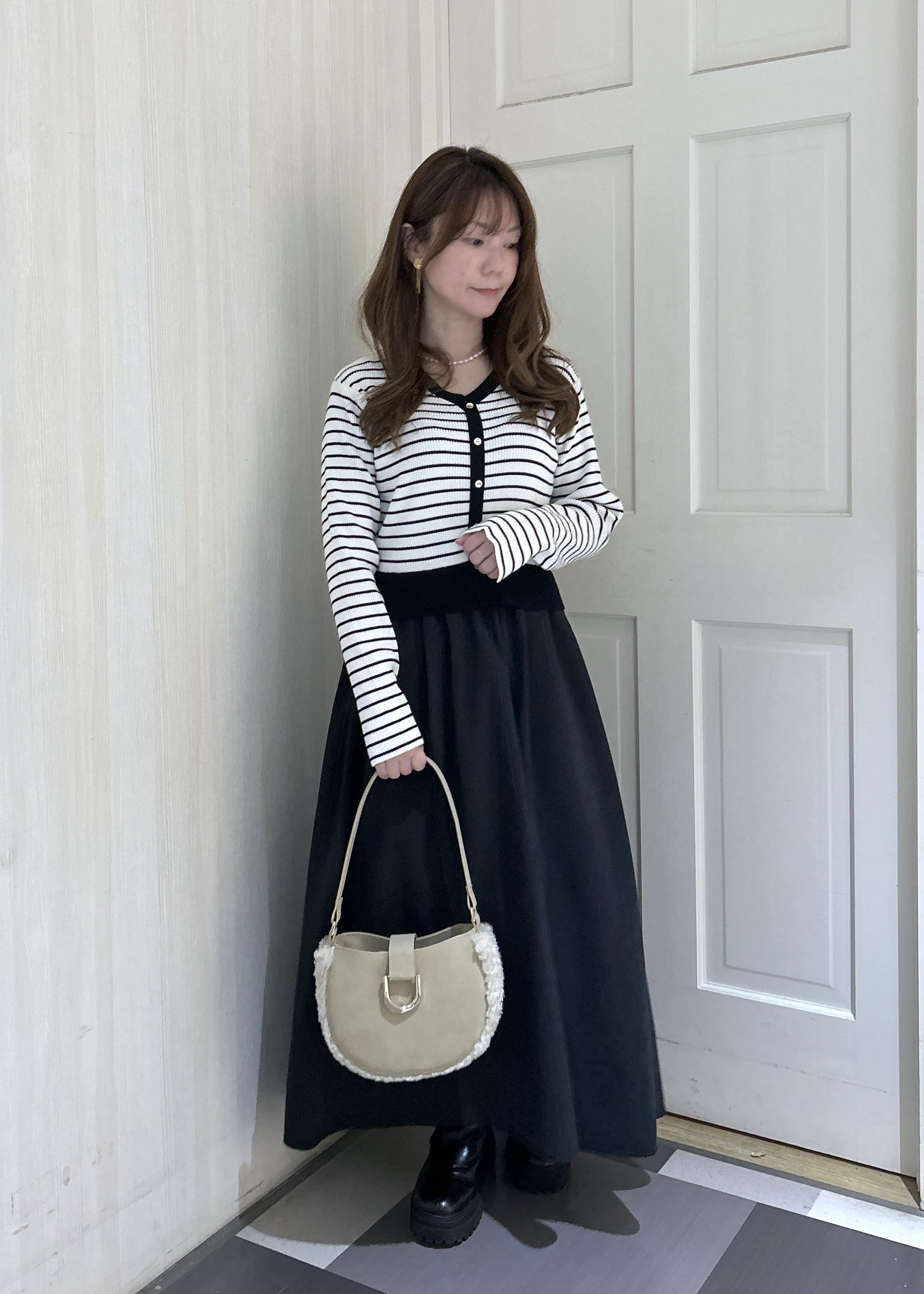 ROPE' PICNICの【新色追加】メタル釦ドッキングワンピースを使ったコーディネートを紹介します。｜Rakuten Fashion(楽天ファッション／旧楽天ブランドアベニュー)6402027