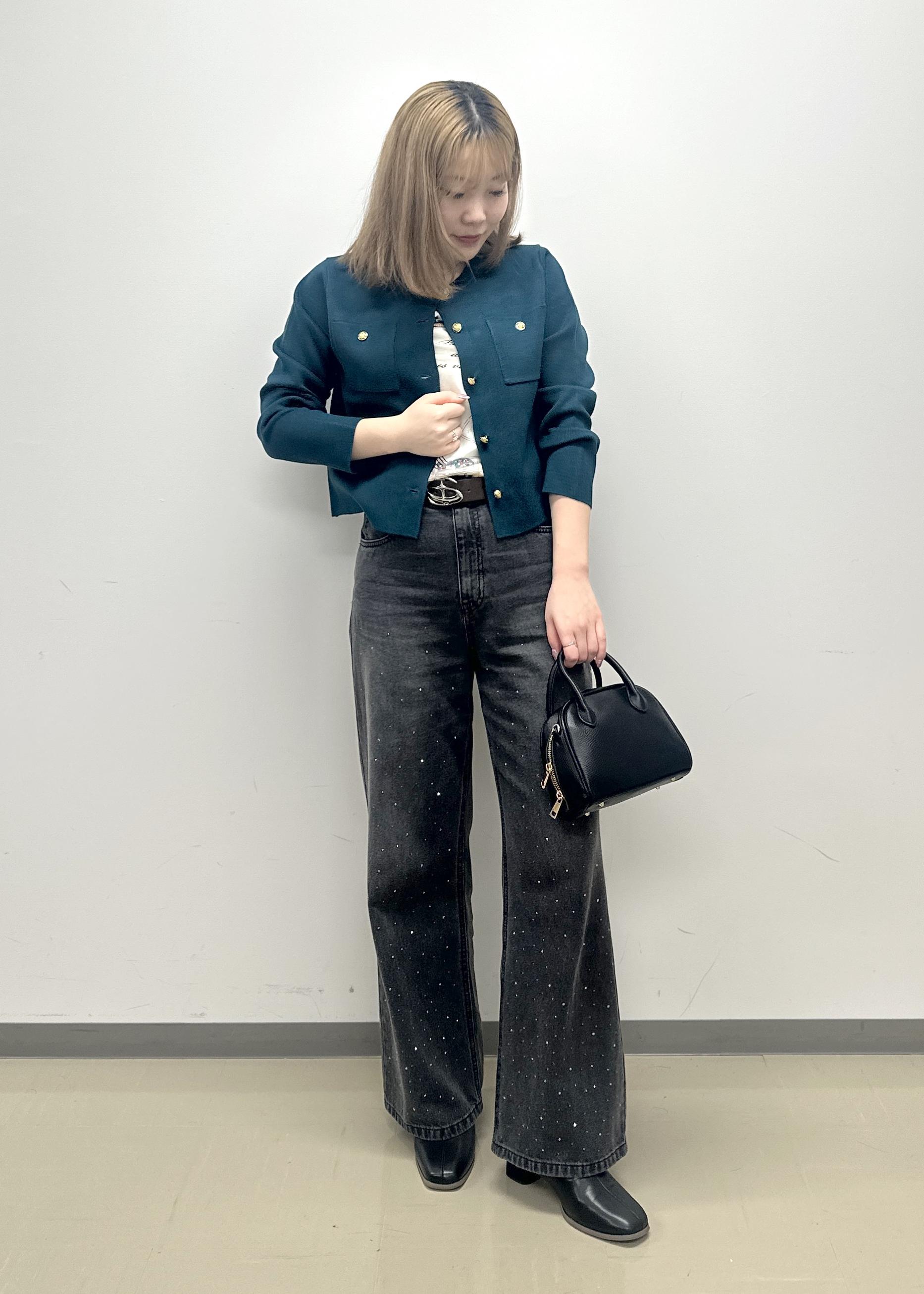 ROPE' PICNICの【洗濯機OK】ミラノリブニットカーディガンを使ったコーディネートを紹介します。｜Rakuten Fashion(楽天ファッション／旧楽天ブランドアベニュー)6402028