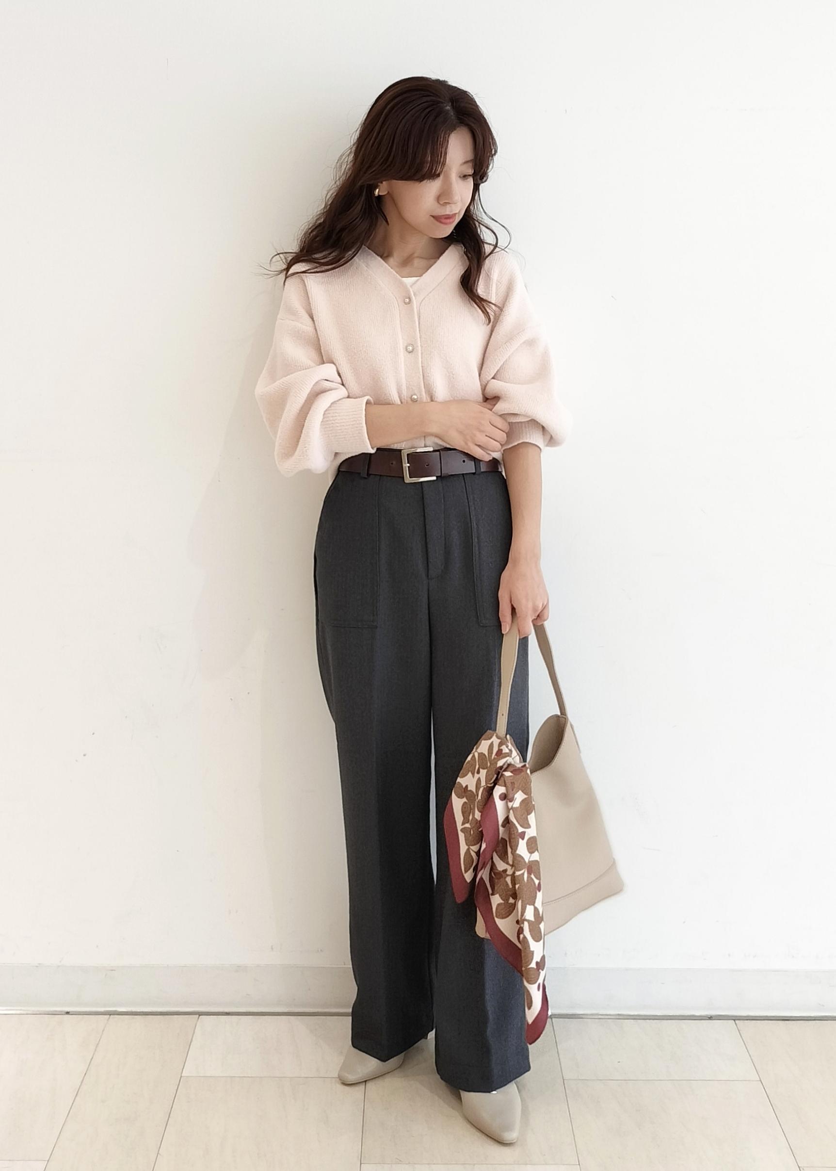 ROPE' PICNICの【新色追加】スフレニットシリーズ パールボタンショートカーディガン/イージーケア・リンクコーデを使ったコーディネートを紹介します。｜Rakuten Fashion(楽天ファッション／旧楽天ブランドアベニュー)6402032