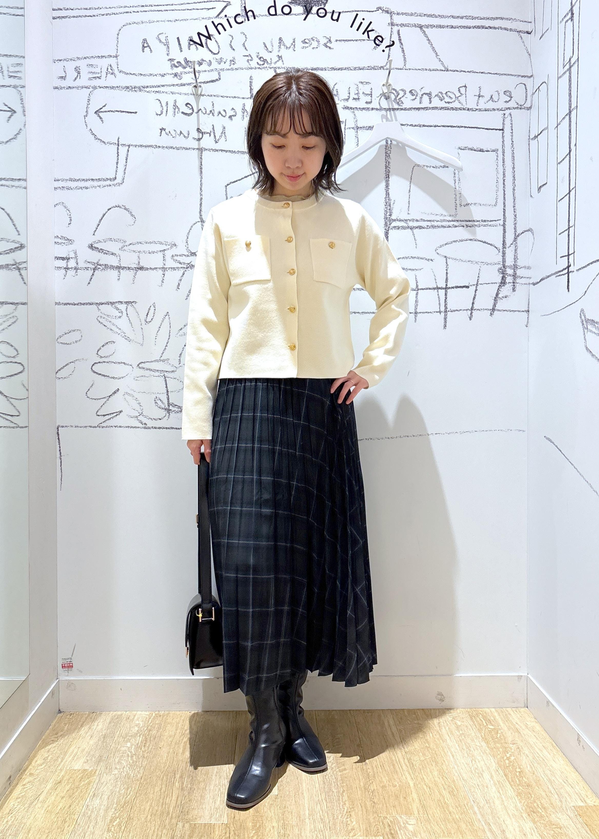 ROPE' PICNICの【洗濯機OK】ミラノリブニットカーディガンを使ったコーディネートを紹介します。｜Rakuten Fashion(楽天ファッション／旧楽天ブランドアベニュー)6402042