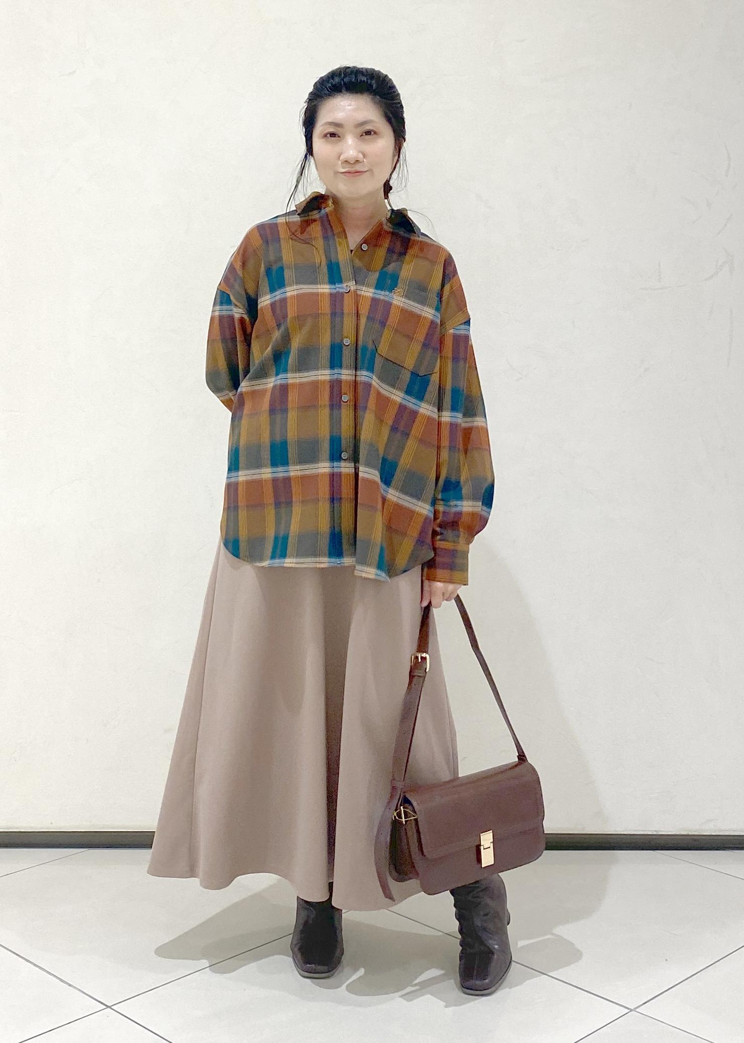 ROPE' PICNICのチェックネルシャツ/リンクコーデを使ったコーディネートを紹介します。｜Rakuten Fashion(楽天ファッション／旧楽天ブランドアベニュー)6402070