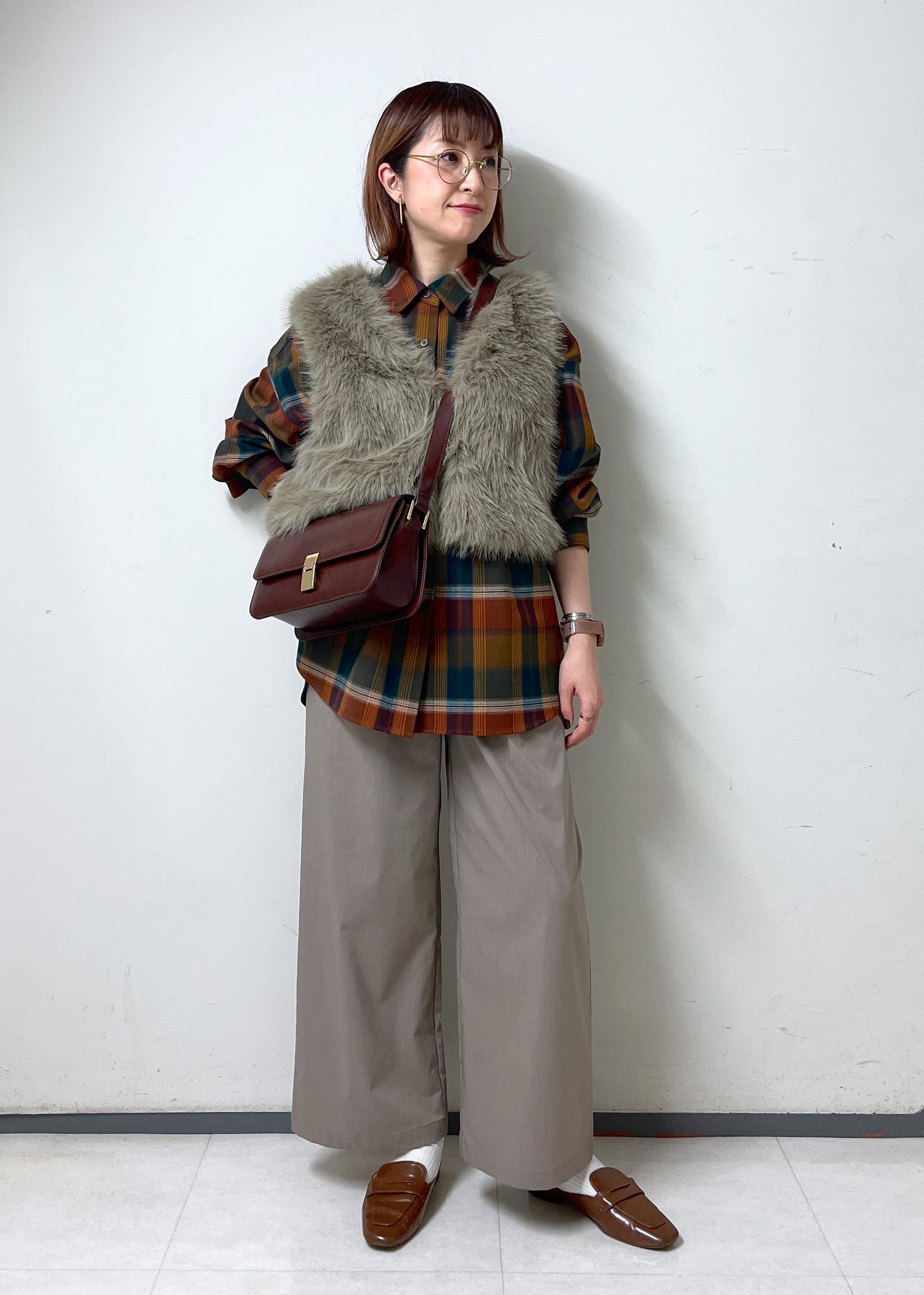 ROPE' PICNICのチェックネルシャツ/リンクコーデを使ったコーディネートを紹介します。｜Rakuten Fashion(楽天ファッション／旧楽天ブランドアベニュー)6402073