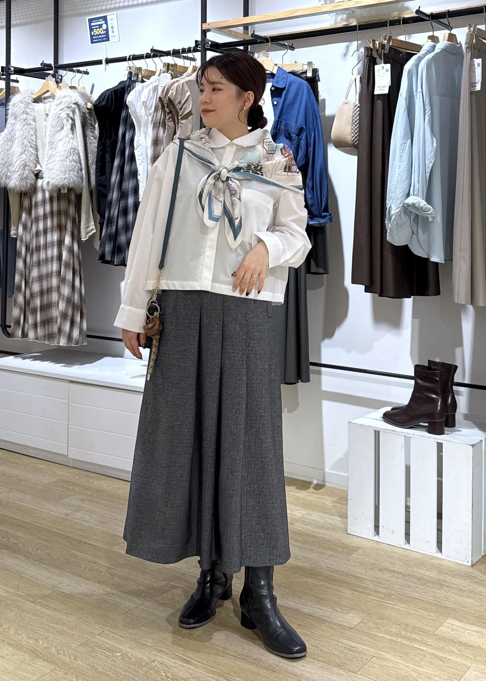 ROPE' PICNICのベーシッククロップドシャツ/イージーケアを使ったコーディネートを紹介します。｜Rakuten Fashion(楽天ファッション／旧楽天ブランドアベニュー)6402074