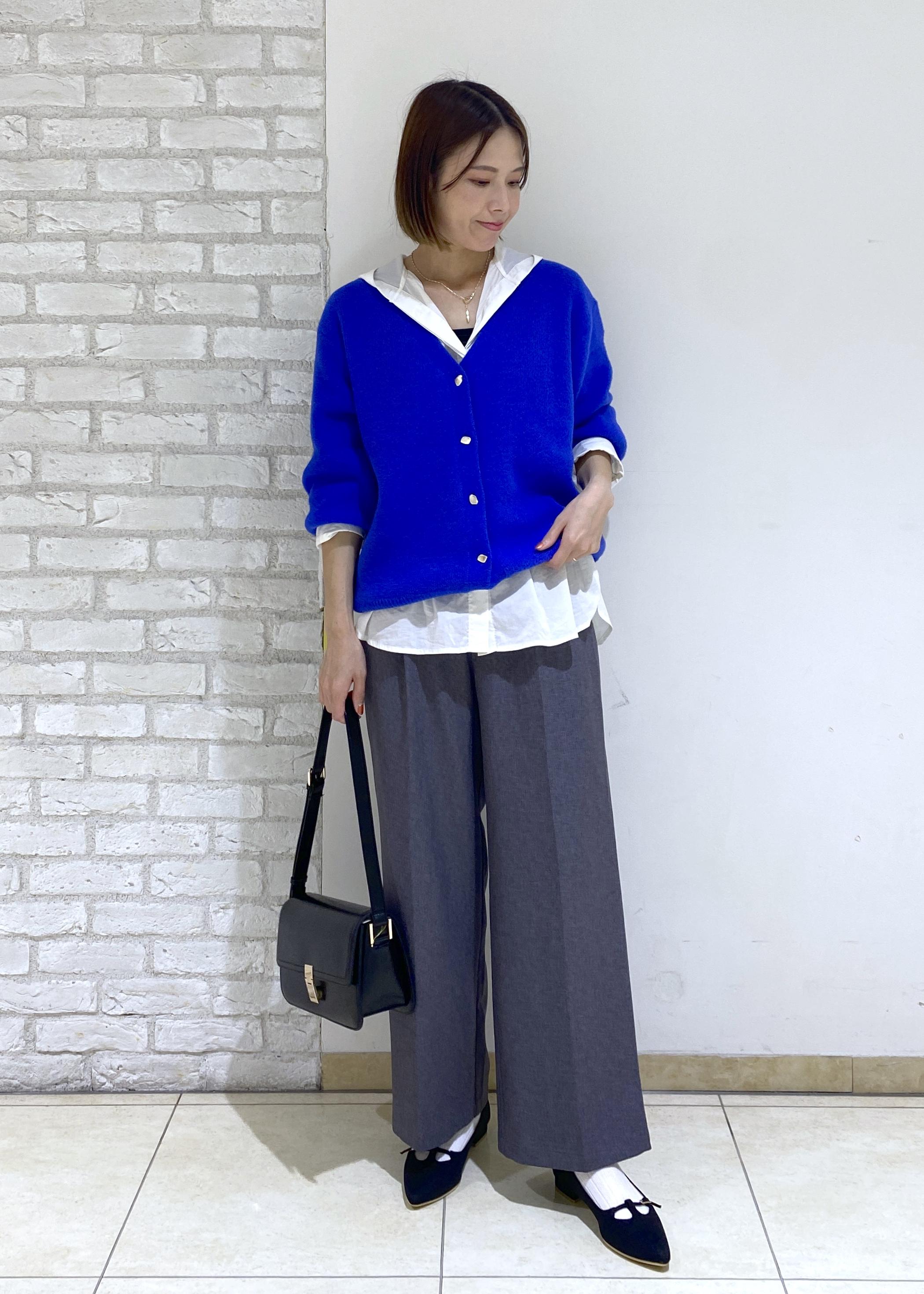 ROPE' PICNICの【新色追加】スフレニットシリーズ 変形メタルボタンミドル丈カーディガン/イージーケア・リンクコーデを使ったコーディネートを紹介します。｜Rakuten Fashion(楽天ファッション／旧楽天ブランドアベニュー)6402075