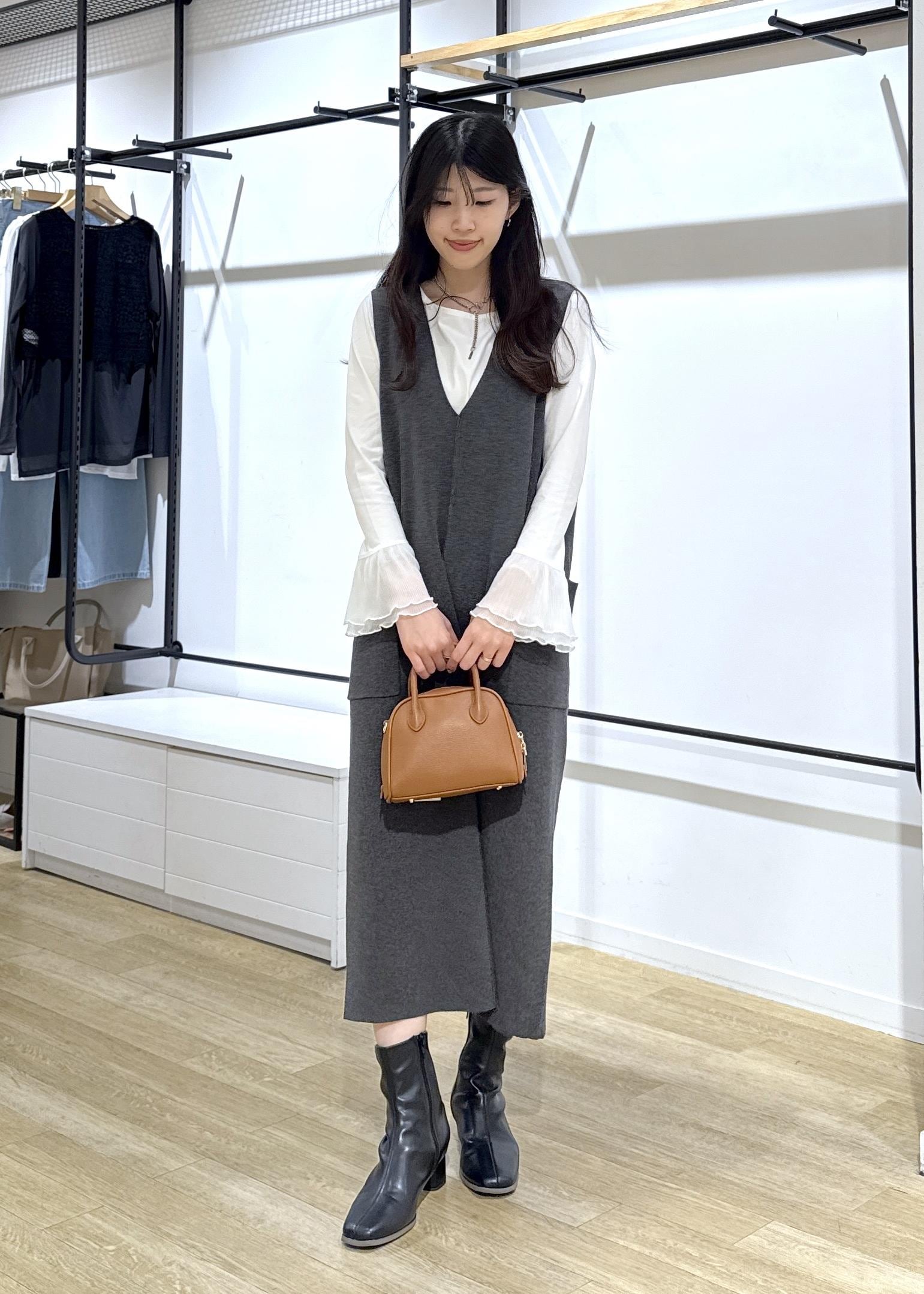 ROPE' PICNICのニットジャンパースカート/着丈が選べる・リンクコーデを使ったコーディネートを紹介します。｜Rakuten Fashion(楽天ファッション／旧楽天ブランドアベニュー)6402093