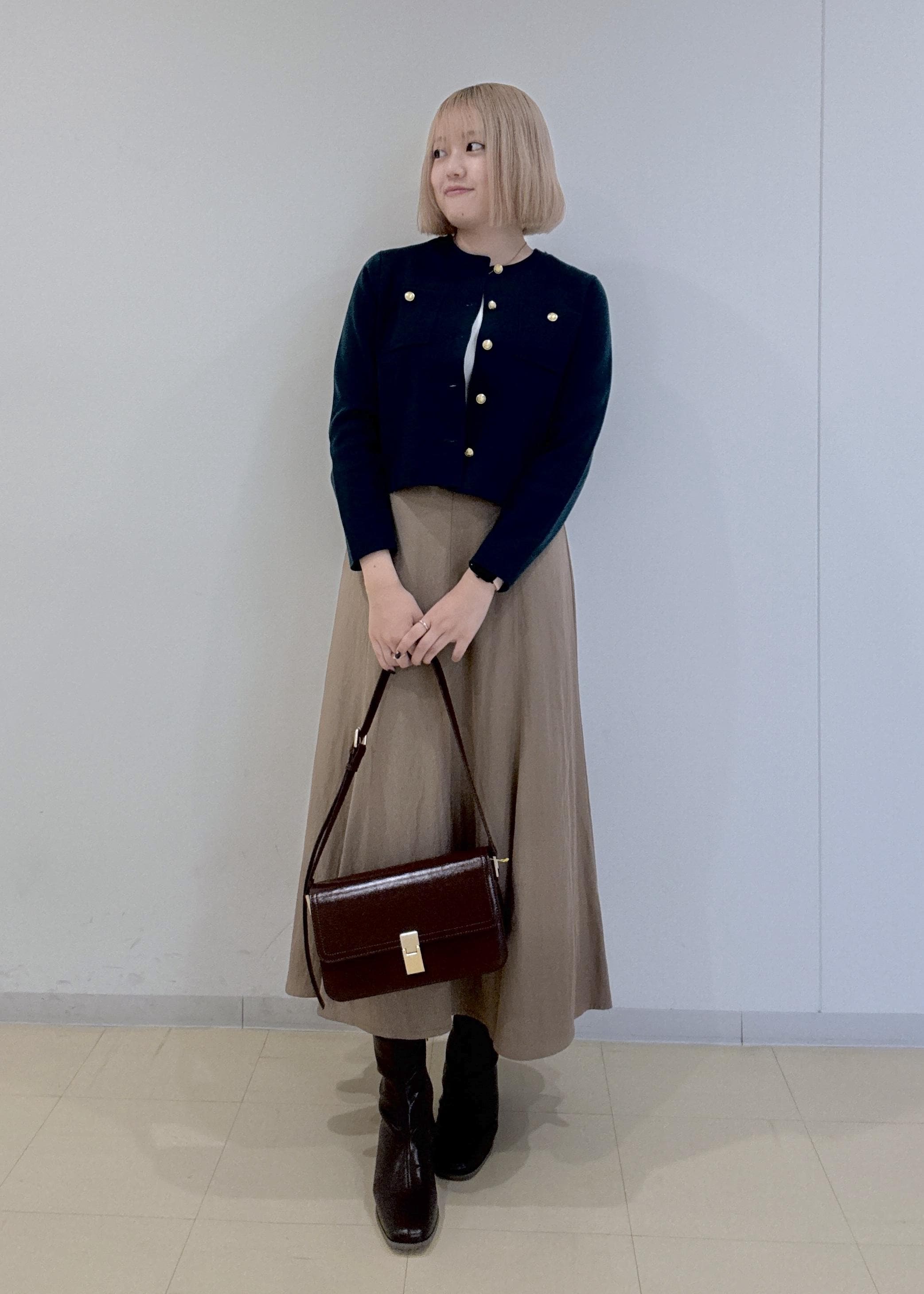 ROPE' PICNICの【洗濯機OK】ミラノリブニットカーディガンを使ったコーディネートを紹介します。｜Rakuten Fashion(楽天ファッション／旧楽天ブランドアベニュー)6402130