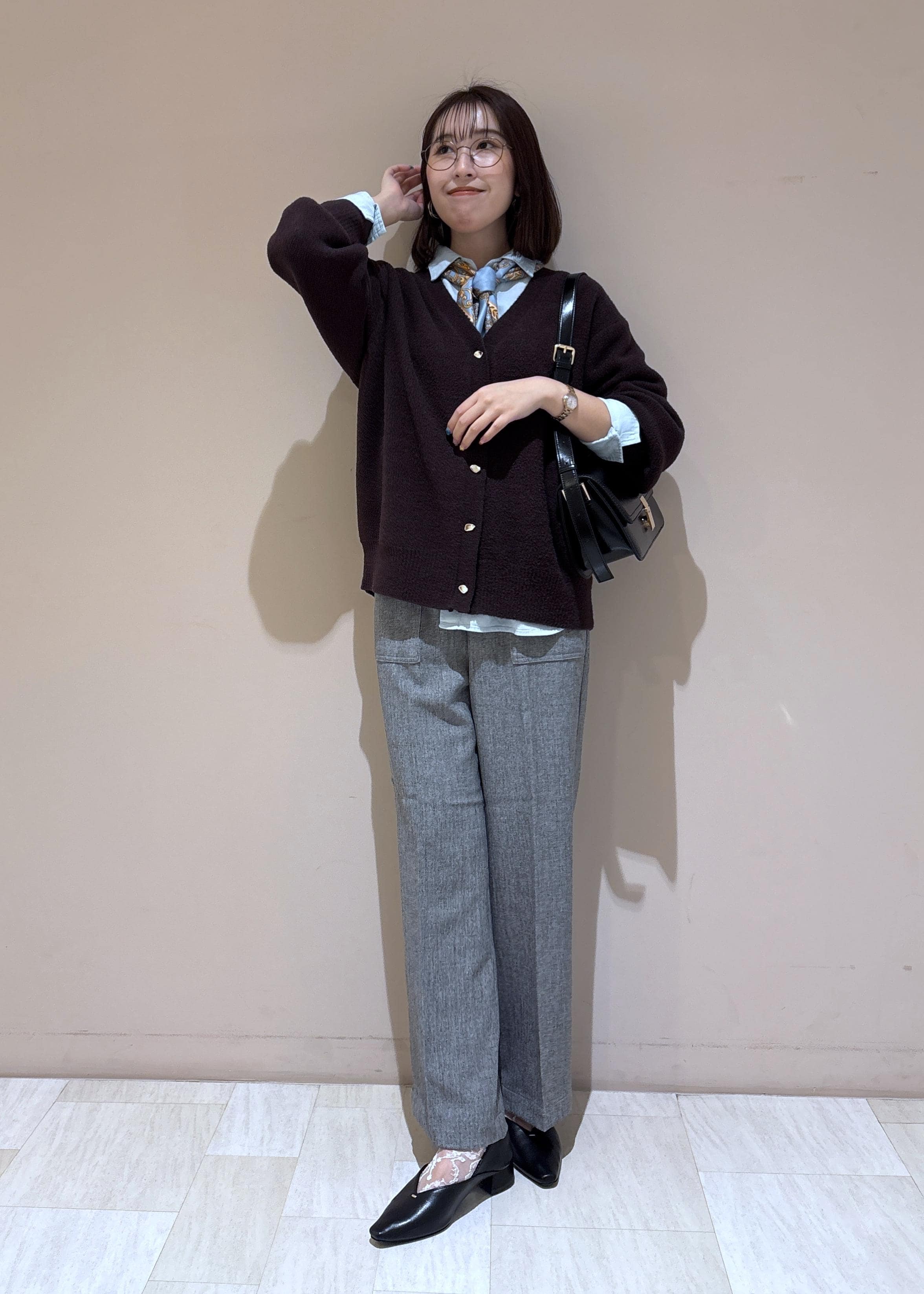 ROPE' PICNICの【新色追加】スフレニットシリーズ 変形メタルボタンミドル丈カーディガン/イージーケア・リンクコーデを使ったコーディネートを紹介します。｜Rakuten Fashion(楽天ファッション／旧楽天ブランドアベニュー)6402104