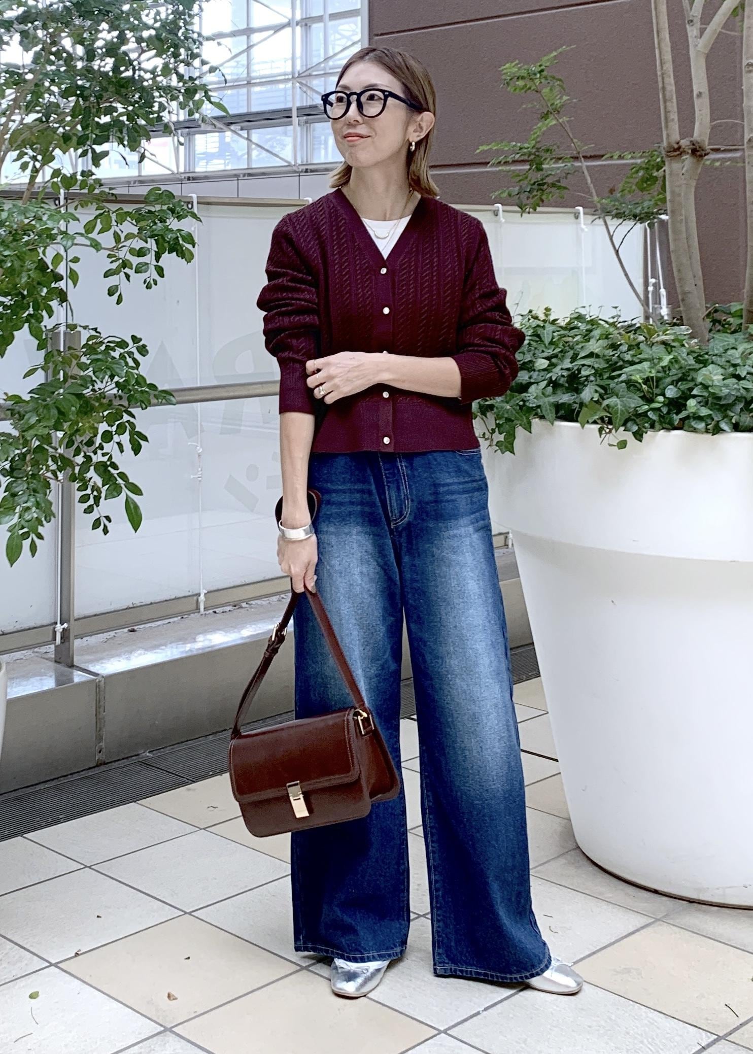 ROPE' PICNICの【アンチピリング・洗濯機OK】ミニケーブルカーディガンを使ったコーディネートを紹介します。｜Rakuten Fashion(楽天ファッション／旧楽天ブランドアベニュー)6402112