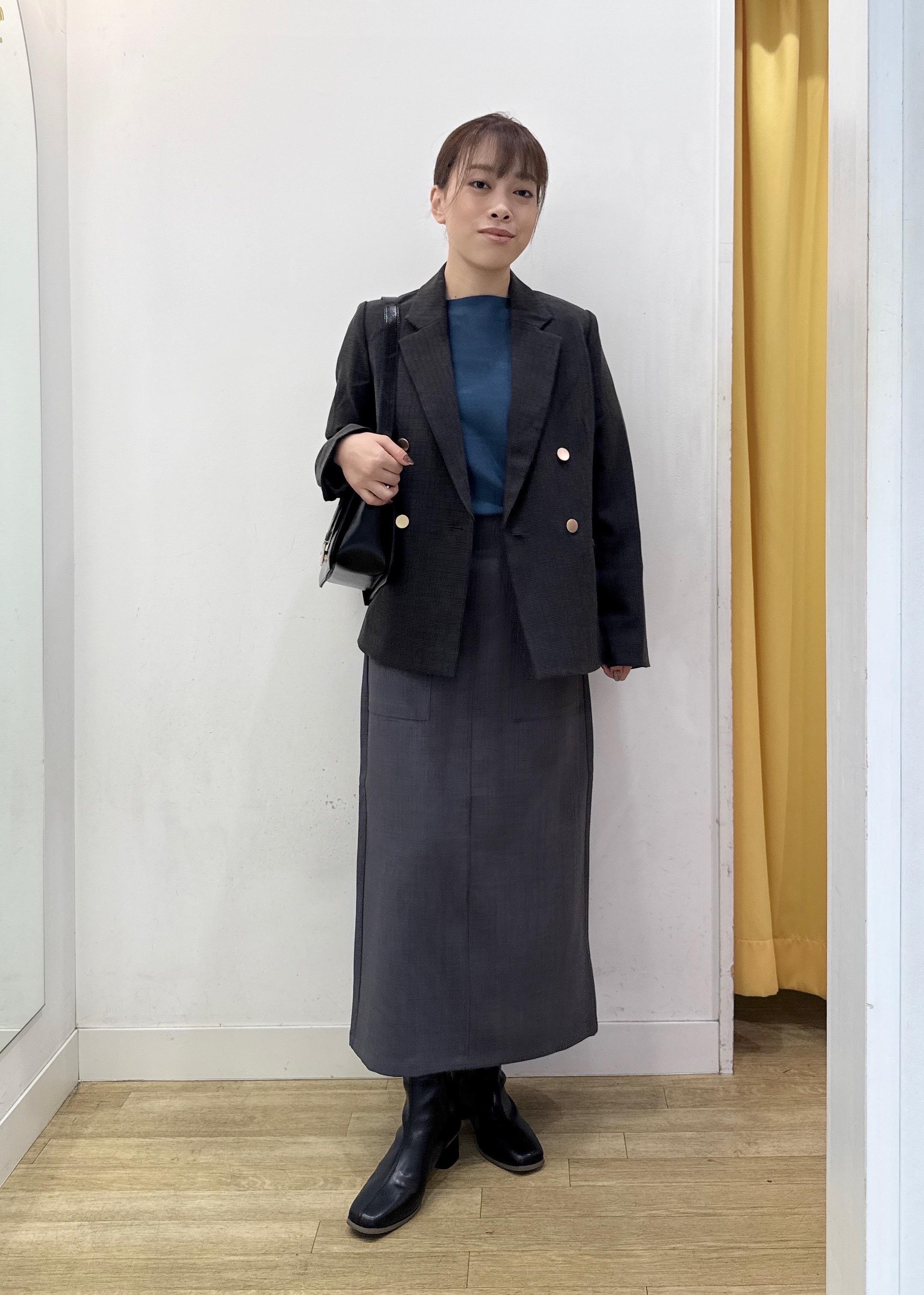 ROPE' PICNICのレディハンサムシリーズ ウールライク金ボタンジャケット(半裏地)/セットアップ・通勤対応を使ったコーディネートを紹介します。｜Rakuten Fashion(楽天ファッション／旧楽天ブランドアベニュー)6402141