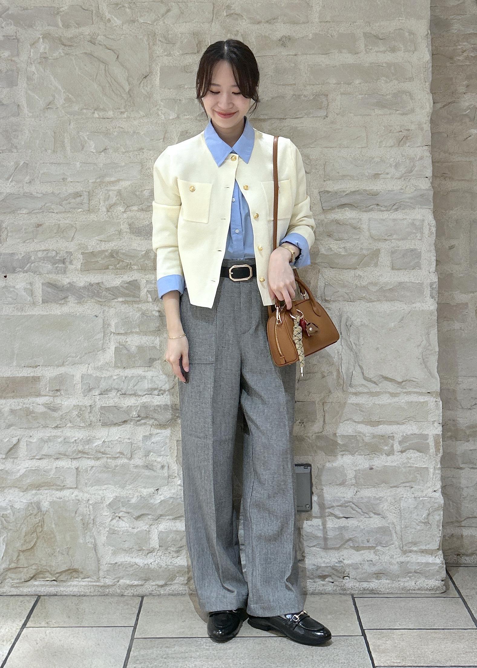 ROPE' PICNICの【防シワ】ボウタイ付きレギュラーシャツを使ったコーディネートを紹介します。｜Rakuten Fashion(楽天ファッション／旧楽天ブランドアベニュー)6402145